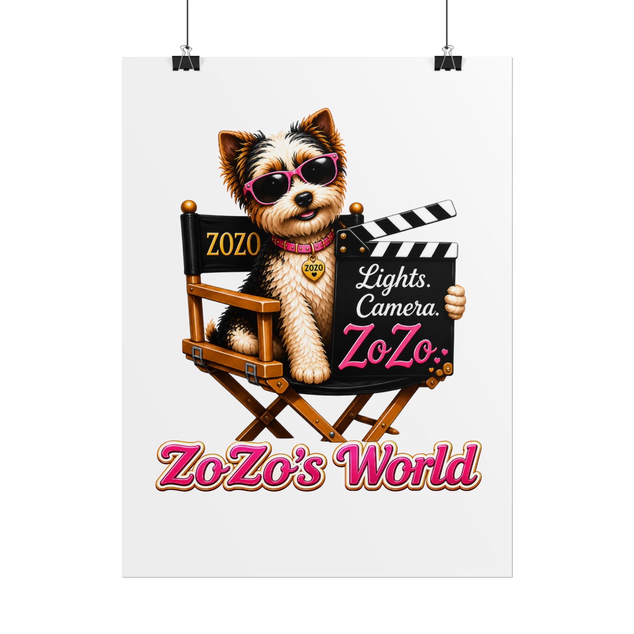 ZoZo’s World “Lights. Camera. ZoZo.” Poster