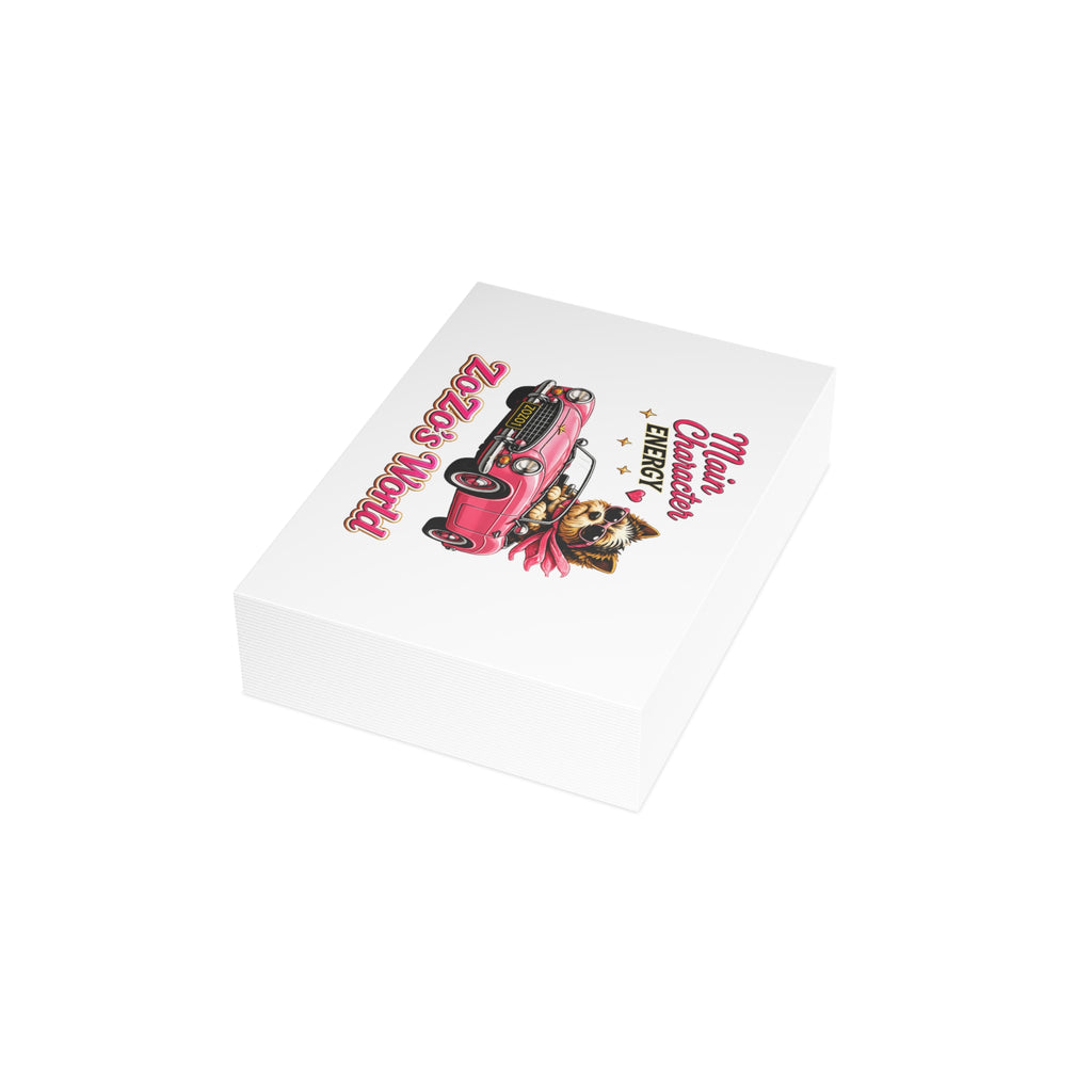 ZoZo’s World “Main Character Energy” Postcards (envelopes included)