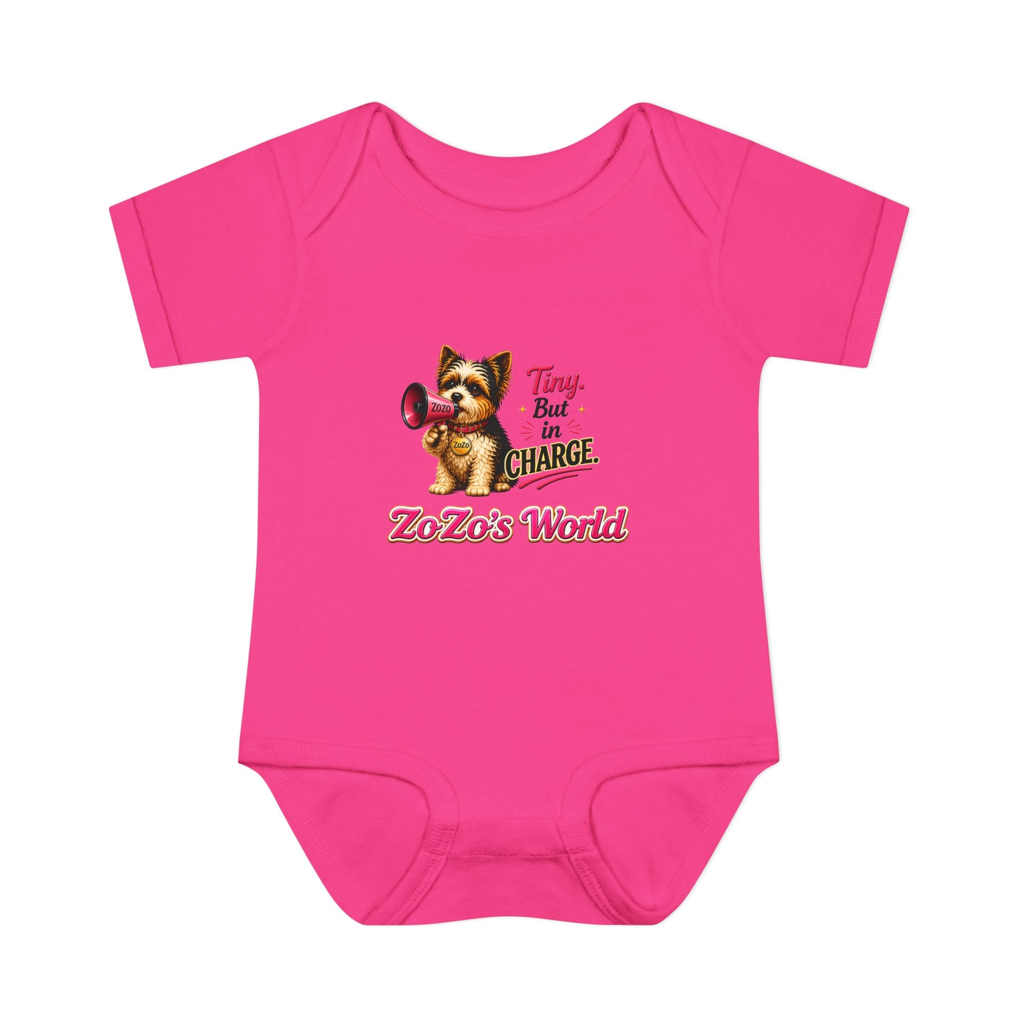 ZoZo’s World “Tiny But in Charge” Baby Bodysuit