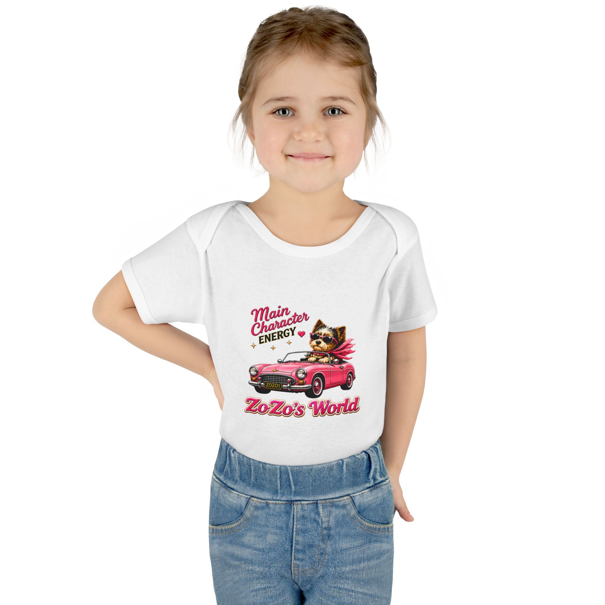 ZoZo’s World “Main Character Energy” Baby Bodysuit