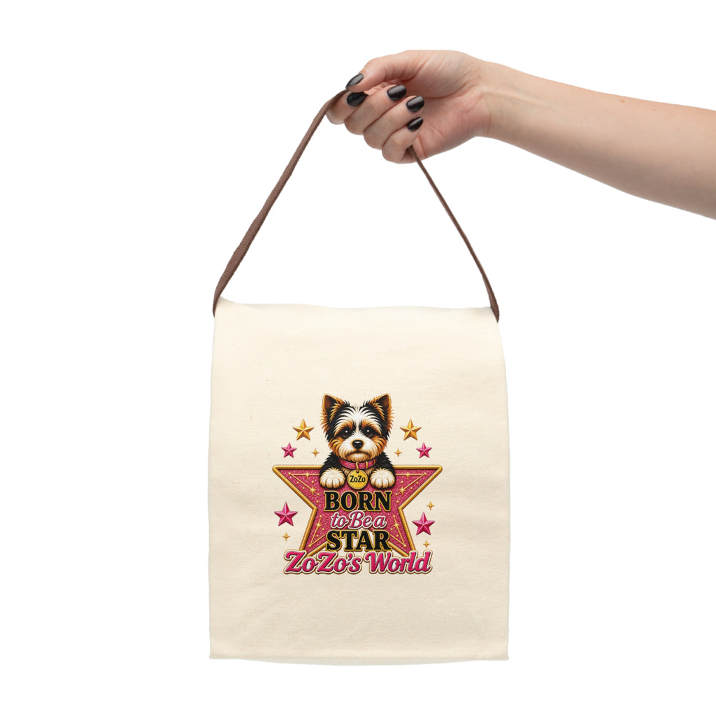 ZoZo’s World “Born to Be a Star” Canvas Lunch Bag
