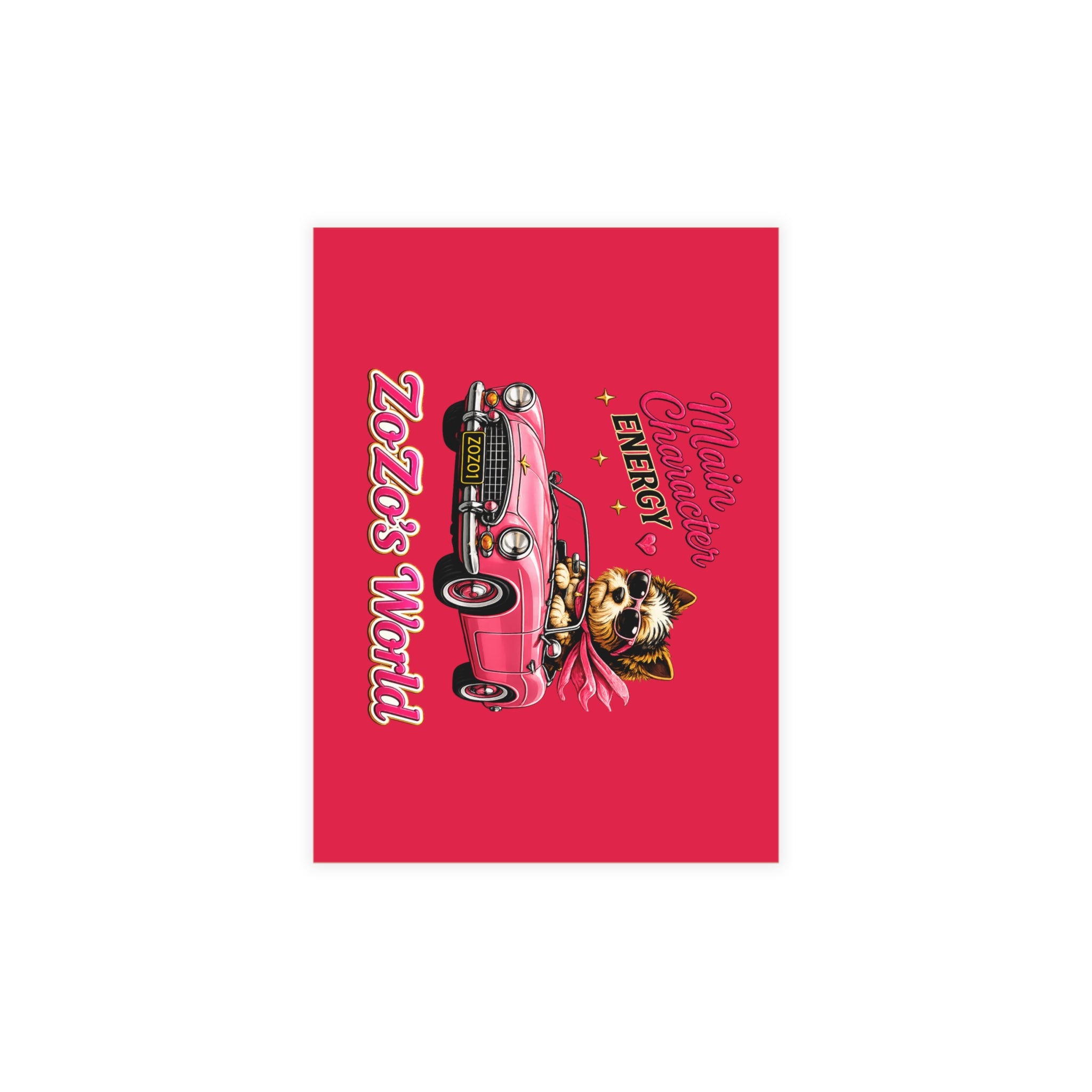 ZoZo’s World “Main Character Energy” Postcards (envelopes included)