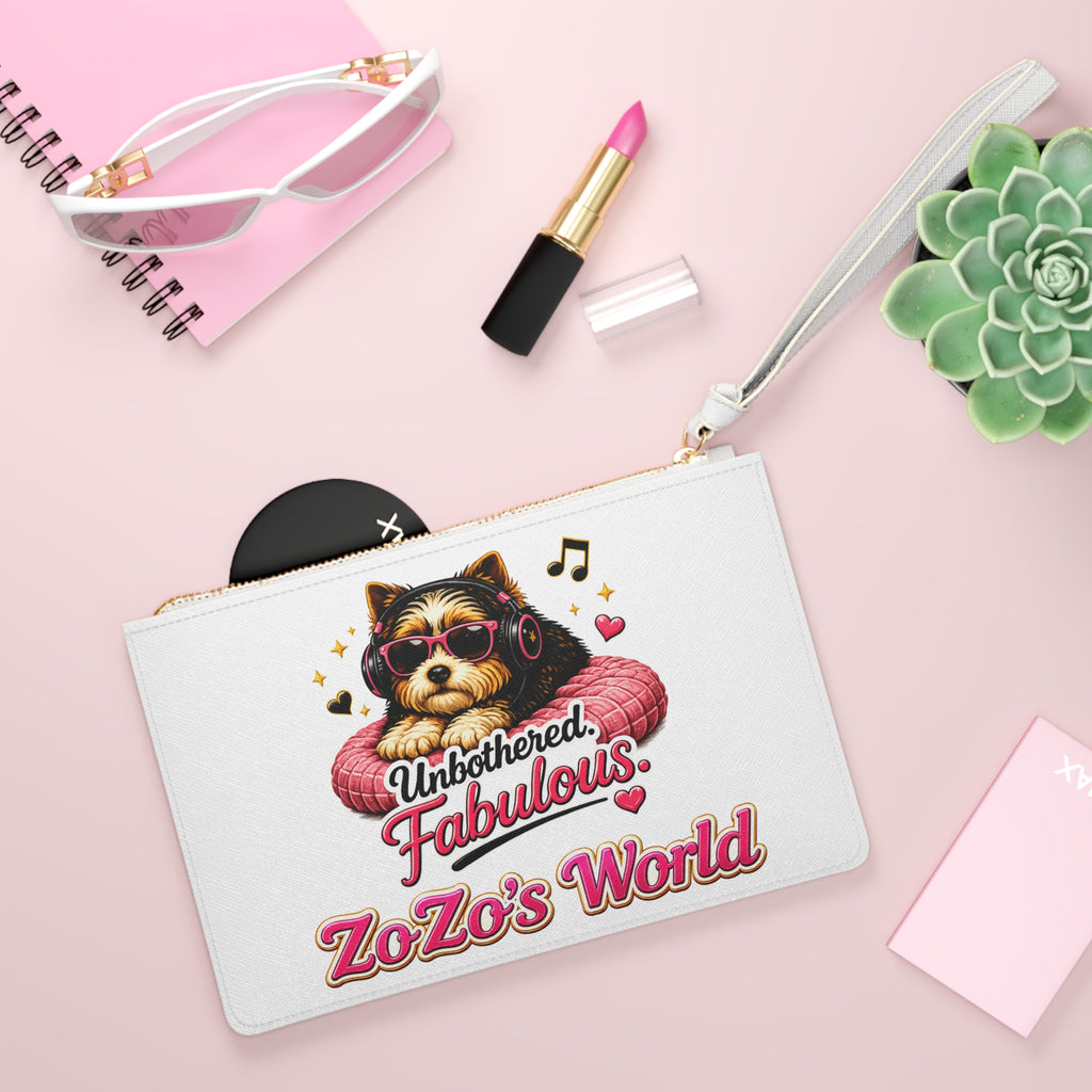 ZoZo’s World “Unbothered. Fabulous.” Clutch