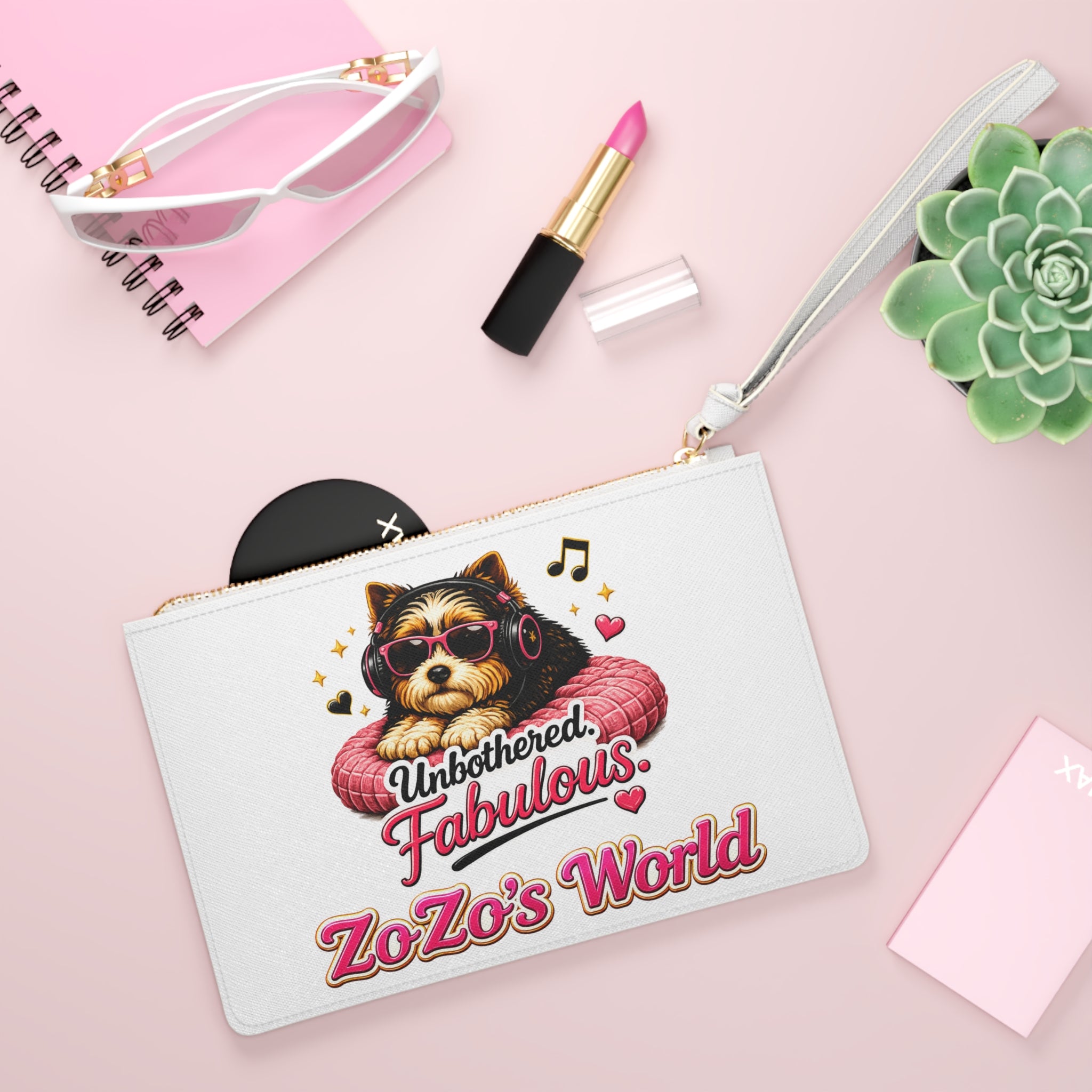 ZoZo’s World “Unbothered. Fabulous.” Clutch