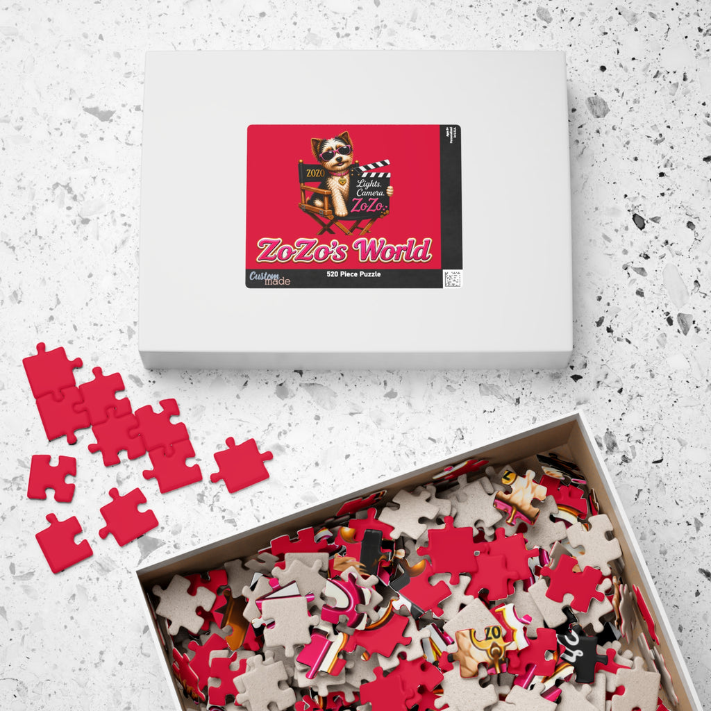 ZoZo’s World “Lights. Camera. ZoZo.” Puzzle (Pink)