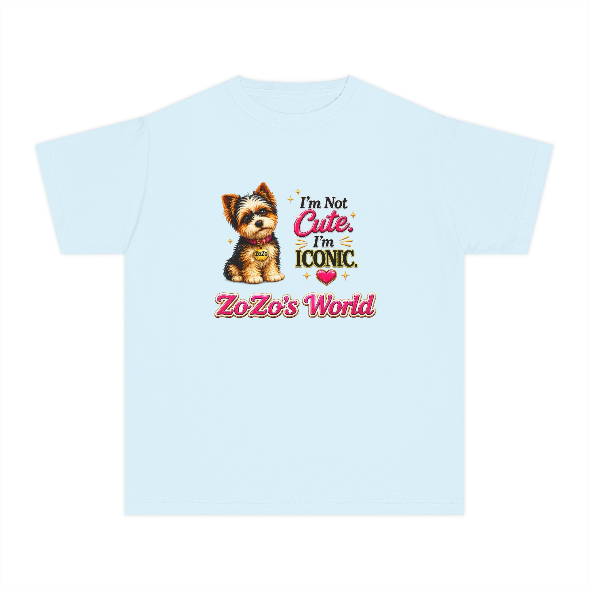 ZoZo’s World “I’m Not Cute. I’m Iconic.” T-Shirt