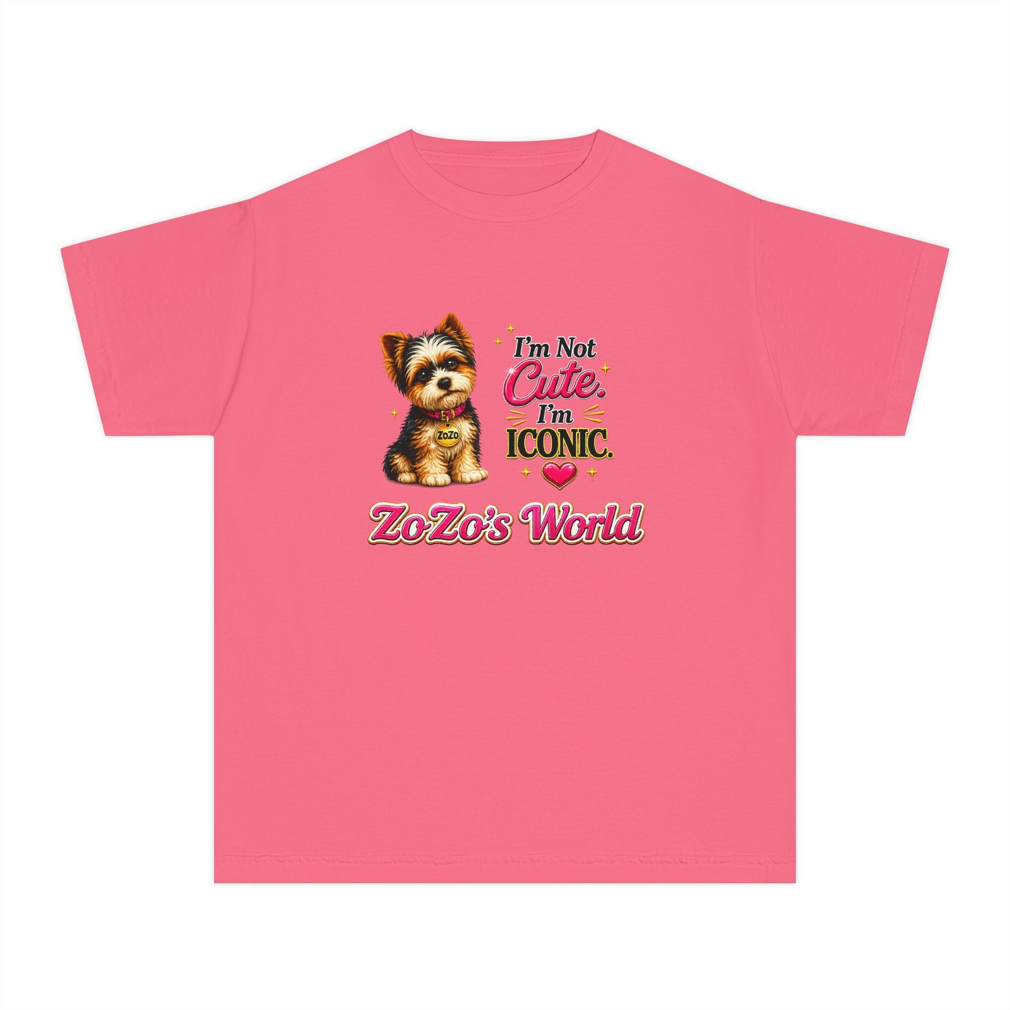ZoZo’s World “I’m Not Cute. I’m Iconic.” T-Shirt