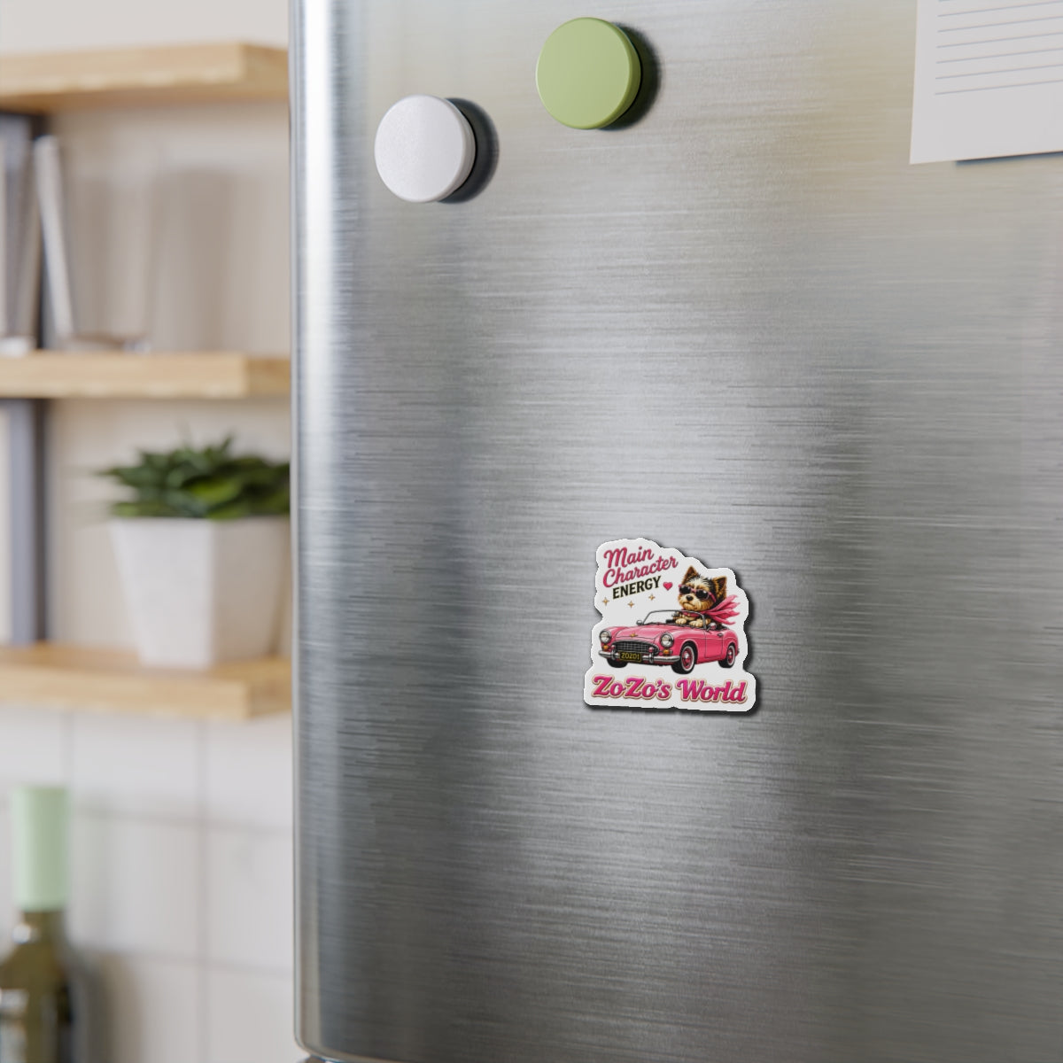 ZoZo’s World “Main Character Energy” Die-Cut Magnet