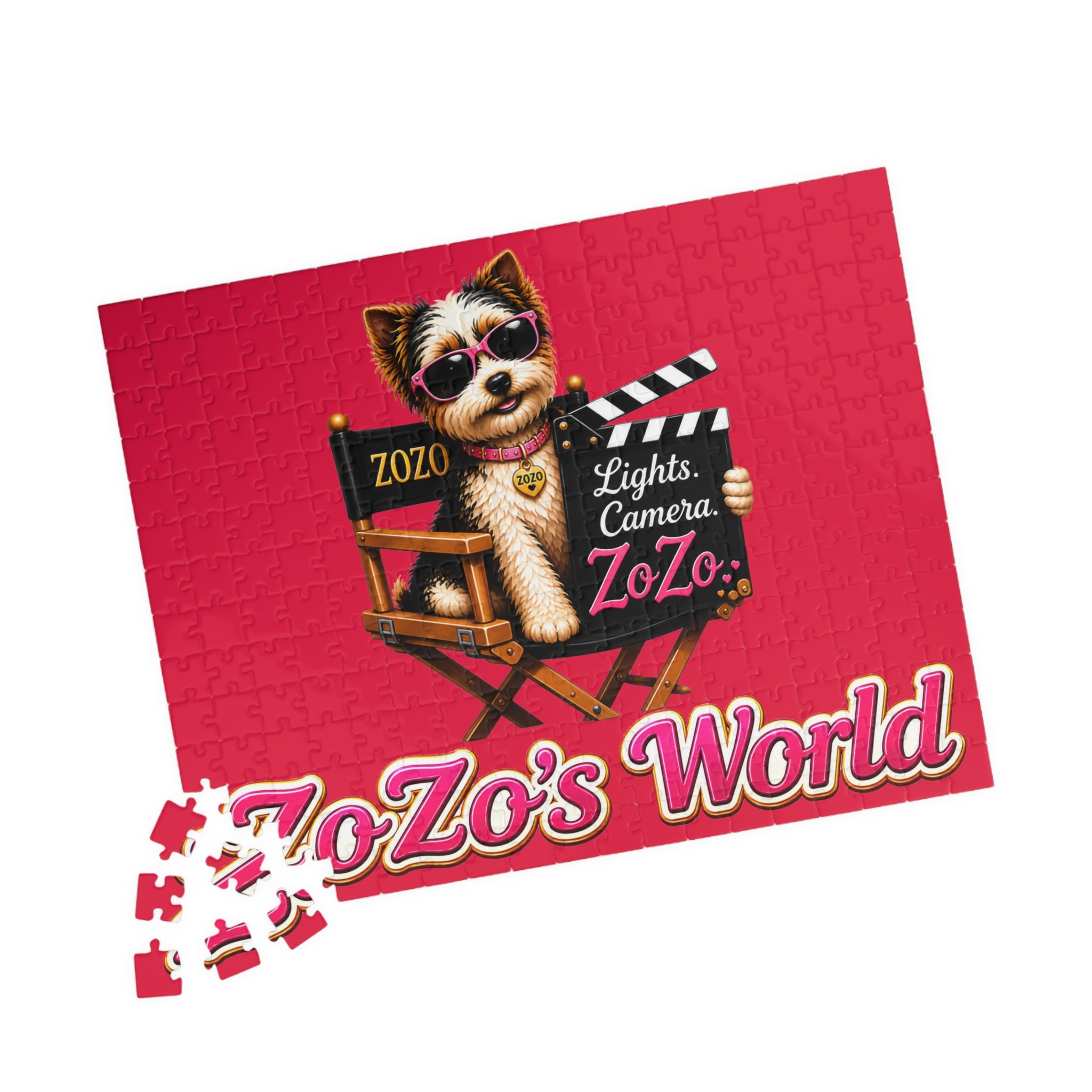 ZoZo’s World “Lights. Camera. ZoZo.” Puzzle (Pink)