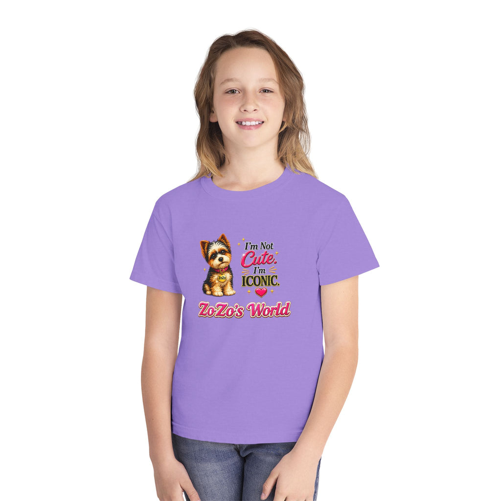 ZoZo’s World “I’m Not Cute. I’m Iconic.” T-Shirt