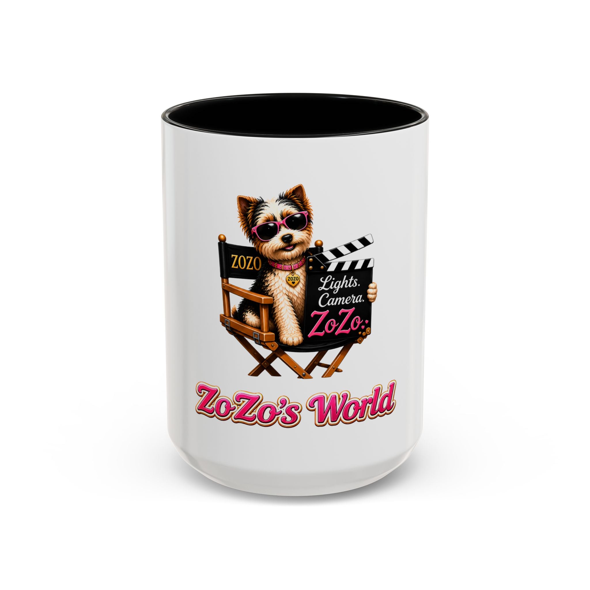 ZoZo’s World “Lights. Camera. ZoZo.” Ceramic Mug
