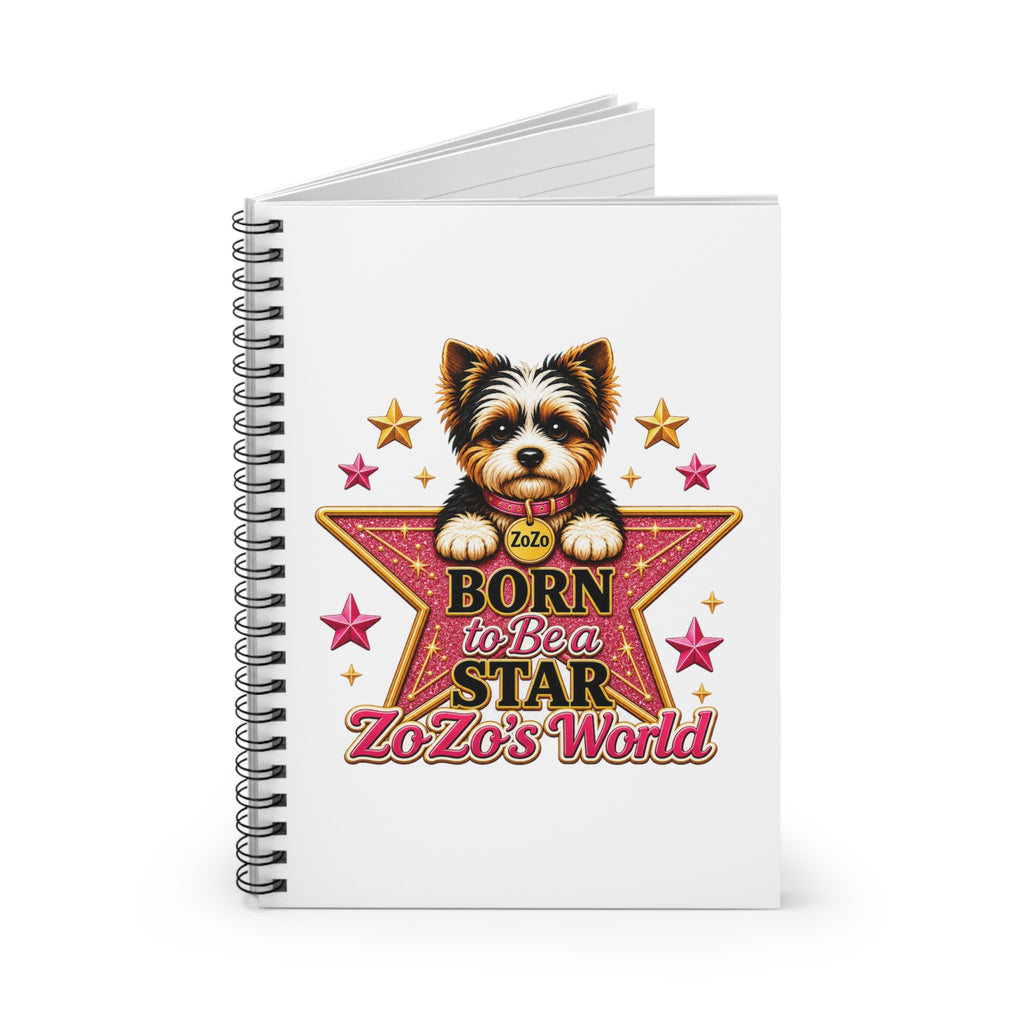ZoZo’s World “Born to Be a Star” Spiral Notebook
