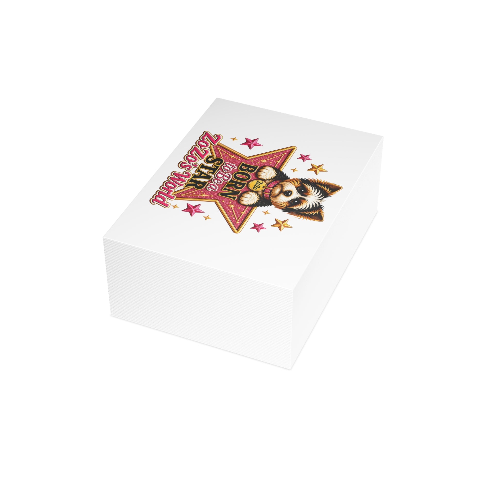 ZoZo’s World “Born to Be a Star” Postcards (envelopes included)