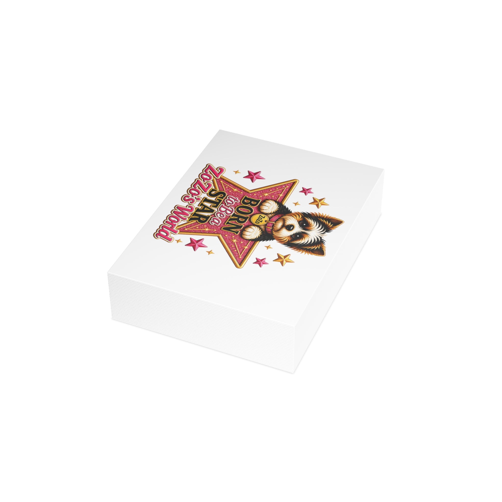 ZoZo’s World “Born to Be a Star” Postcards (envelopes included)