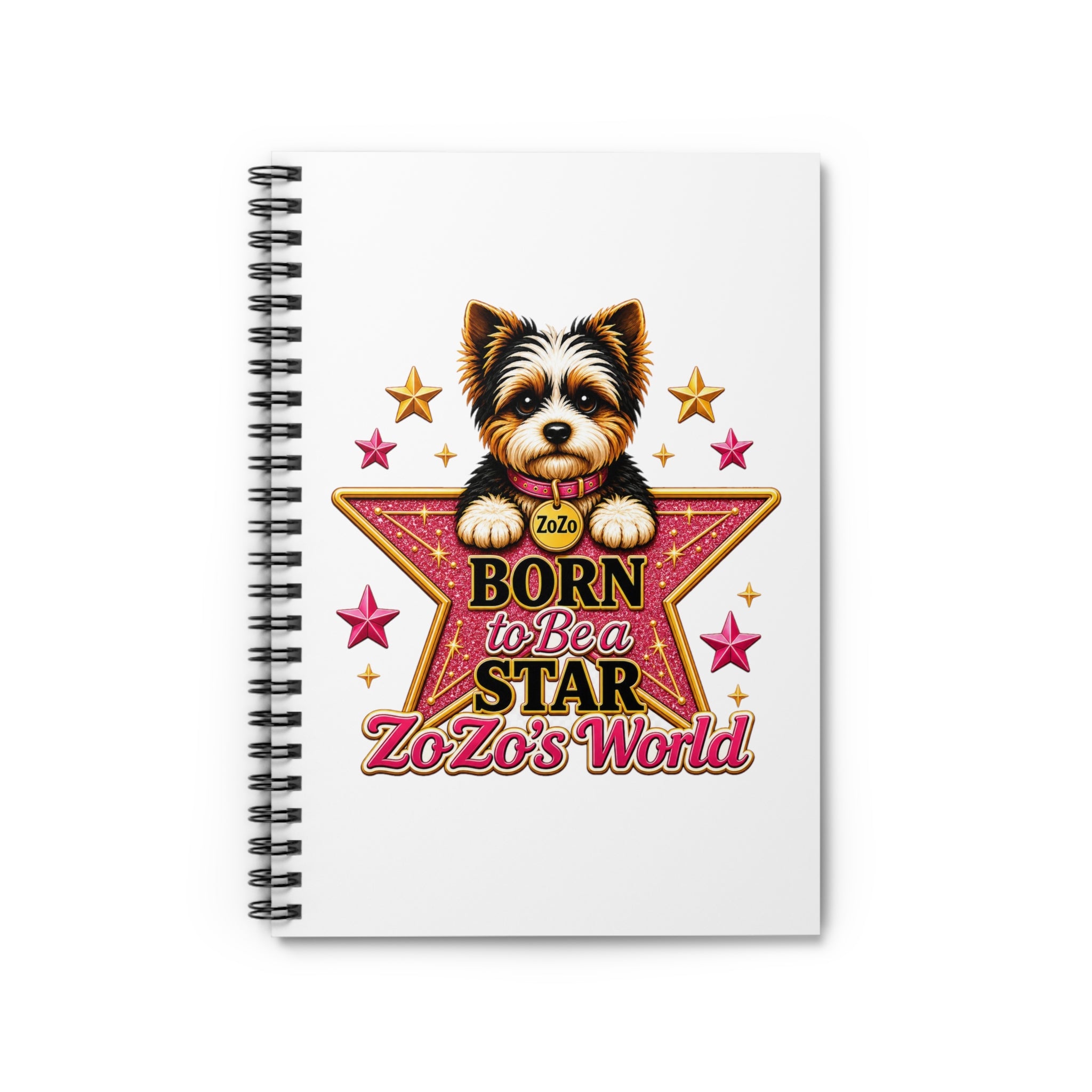 ZoZo’s World “Born to Be a Star” Spiral Notebook