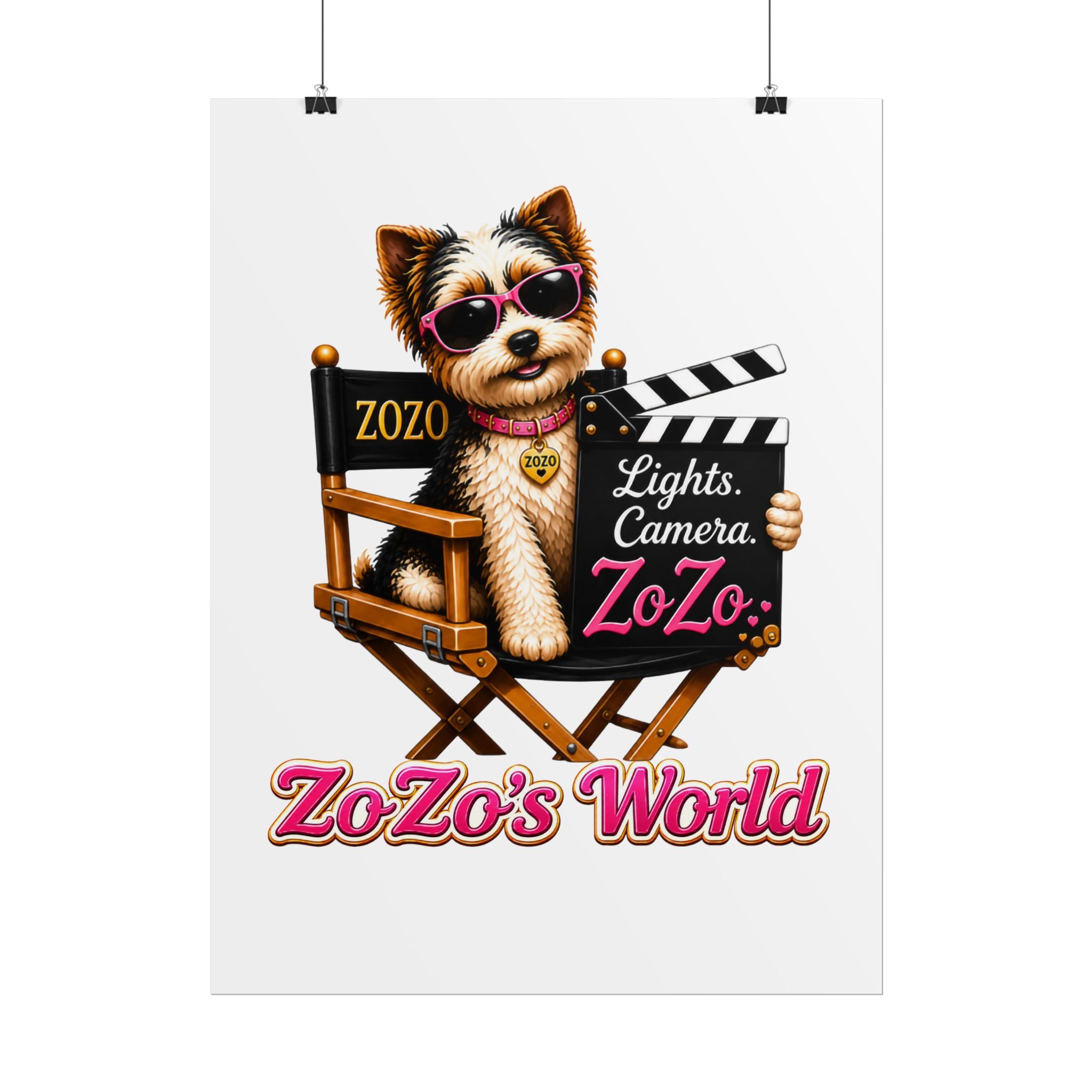 ZoZo’s World “Lights. Camera. ZoZo.” Poster