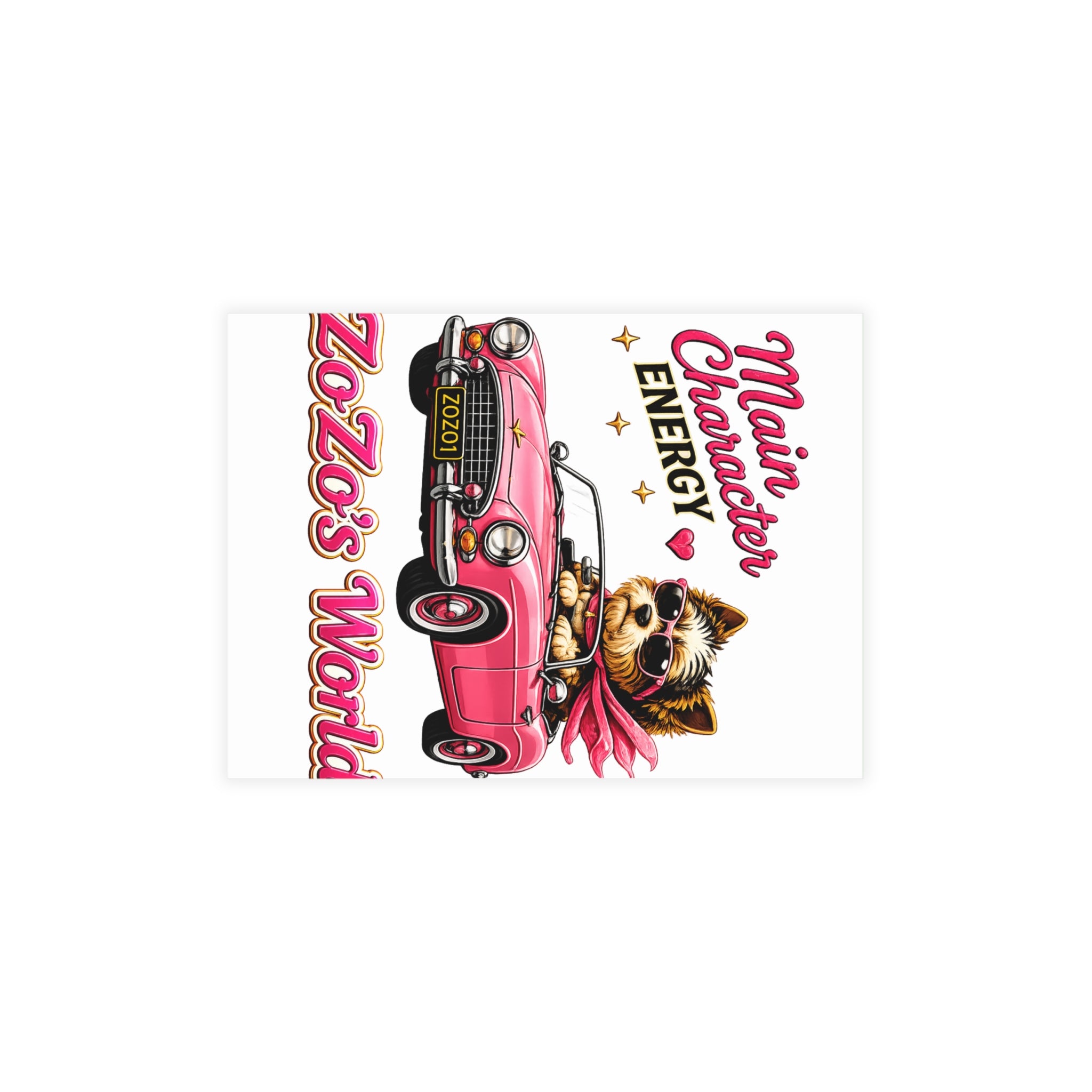 ZoZo’s World “Main Character Energy” Postcards (envelopes included)