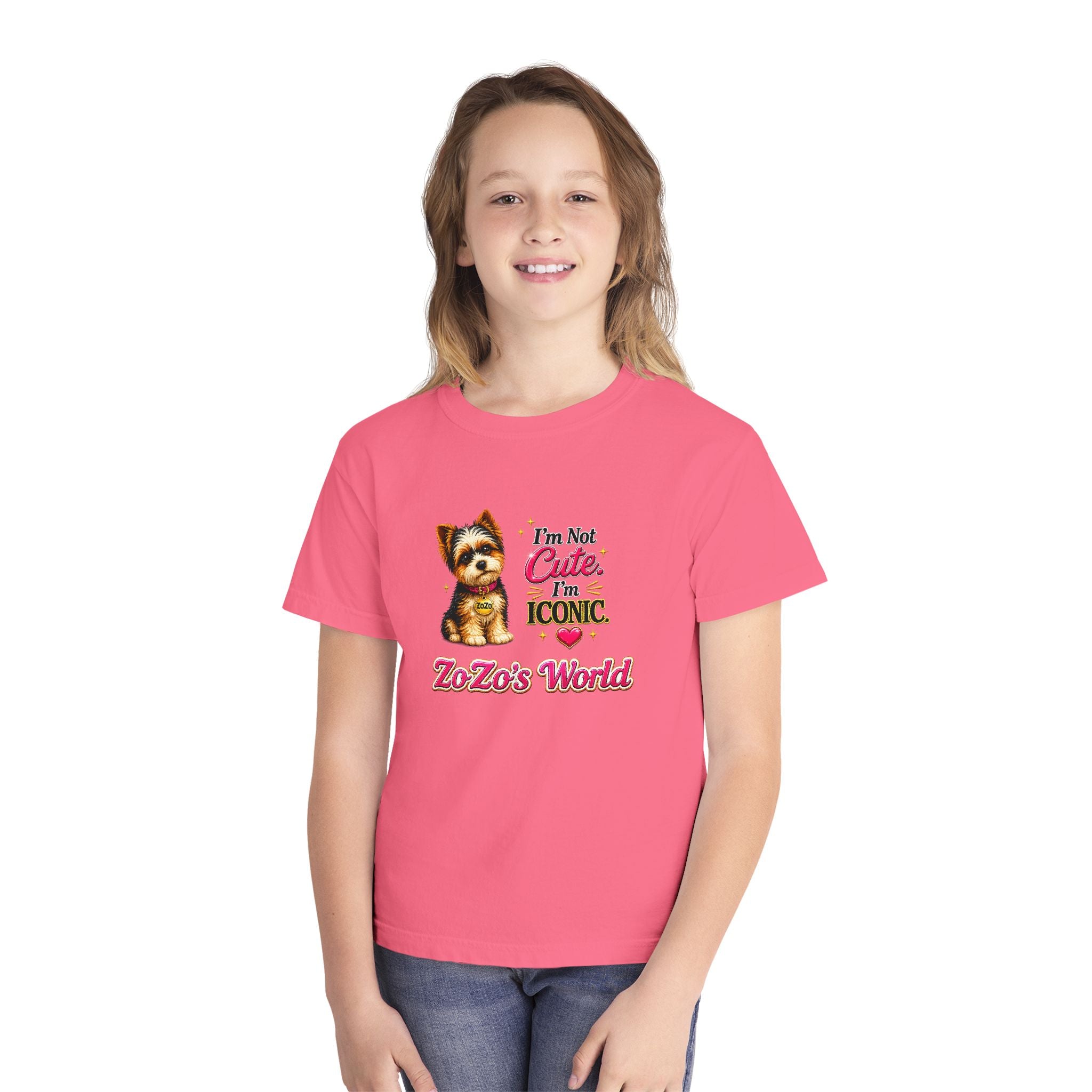 ZoZo’s World “I’m Not Cute. I’m Iconic.” T-Shirt