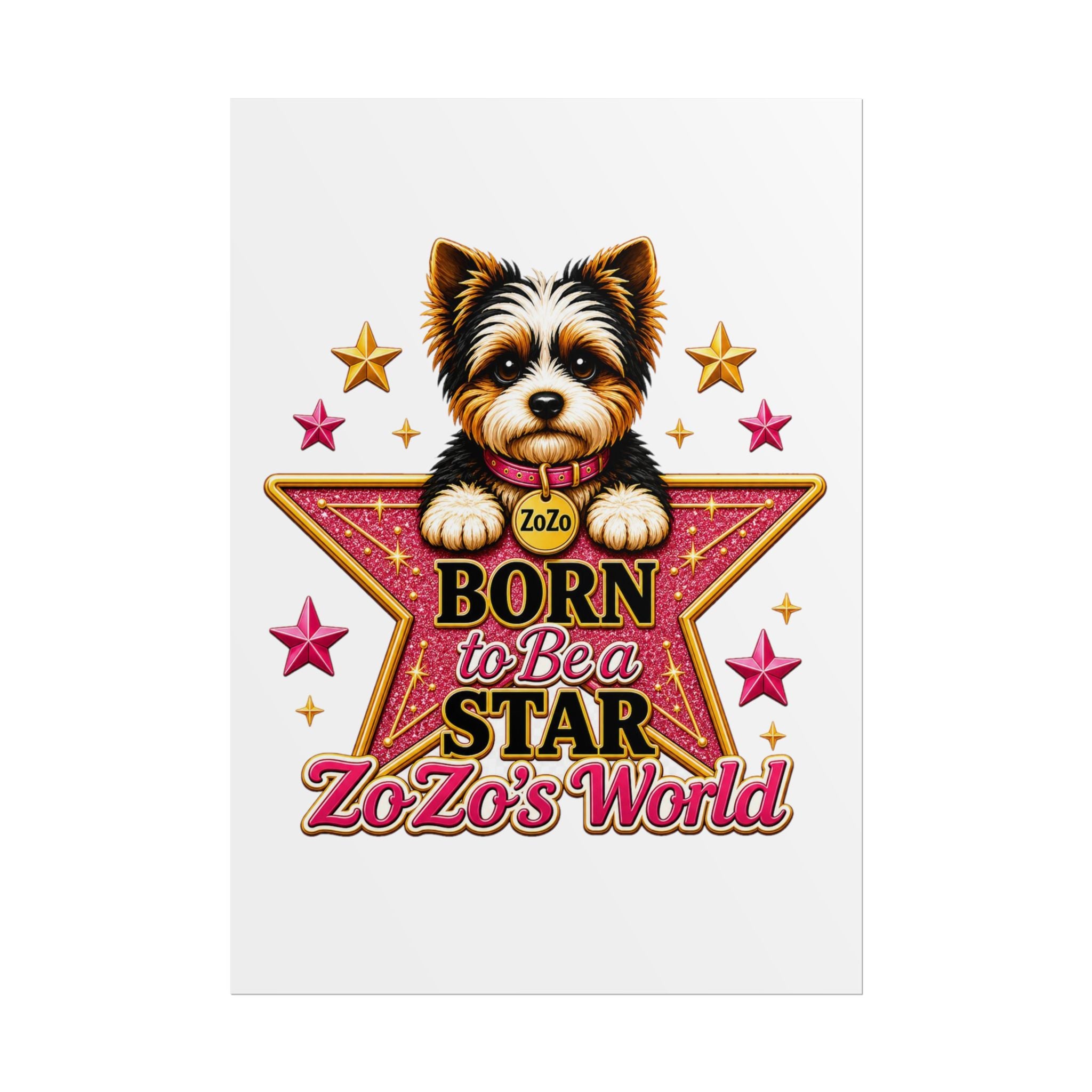 ZoZo’s World “Born to Be a Star” Poster