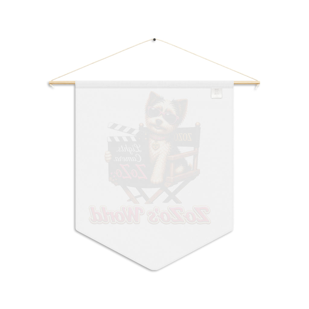 ZoZo’s World “Lights. Camera. ZoZo.” Pennant