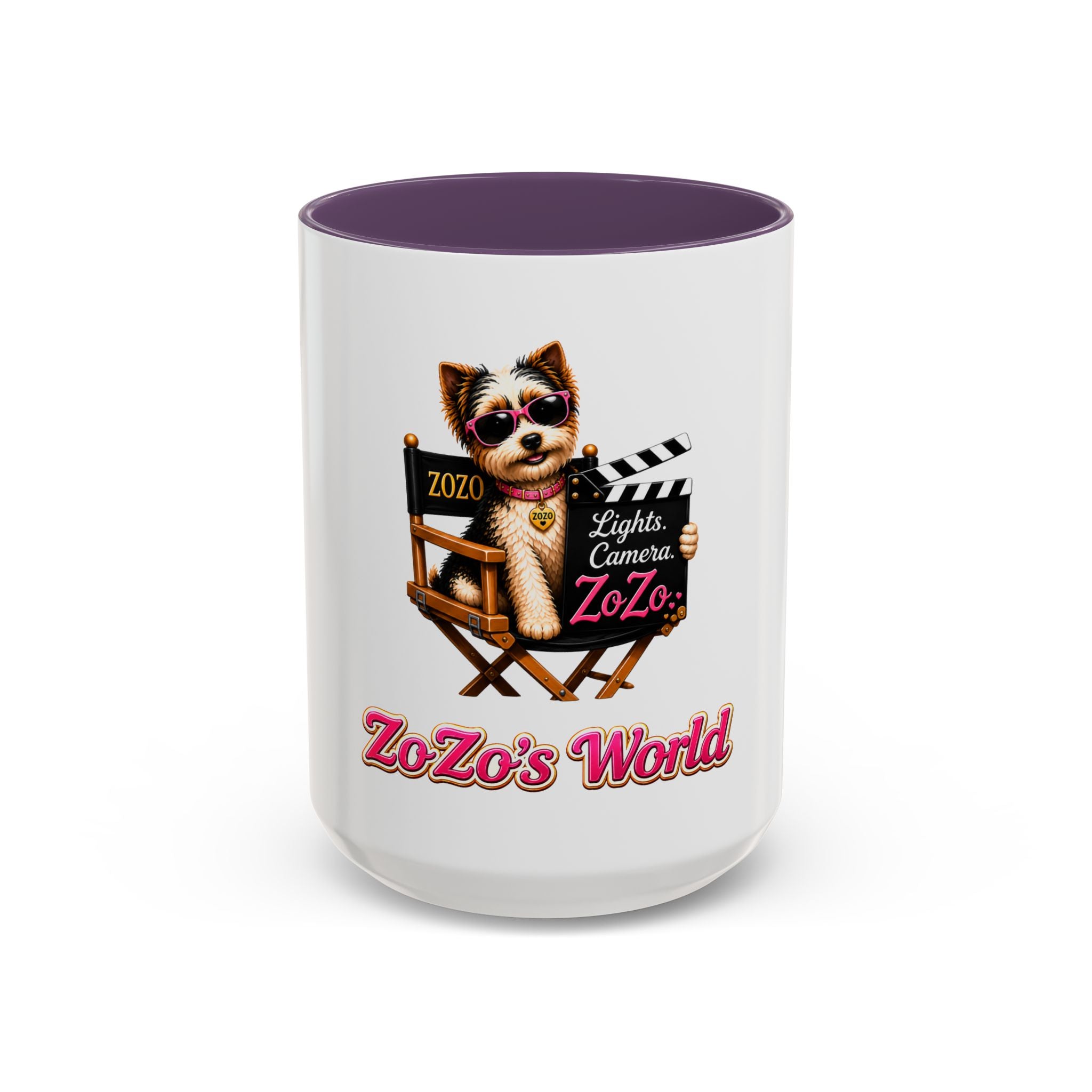 ZoZo’s World “Lights. Camera. ZoZo.” Ceramic Mug
