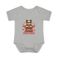 Baby Bodysuit — "Born to Be a Star" Puppy Graphic Infant Onesie (ZoZo's World)