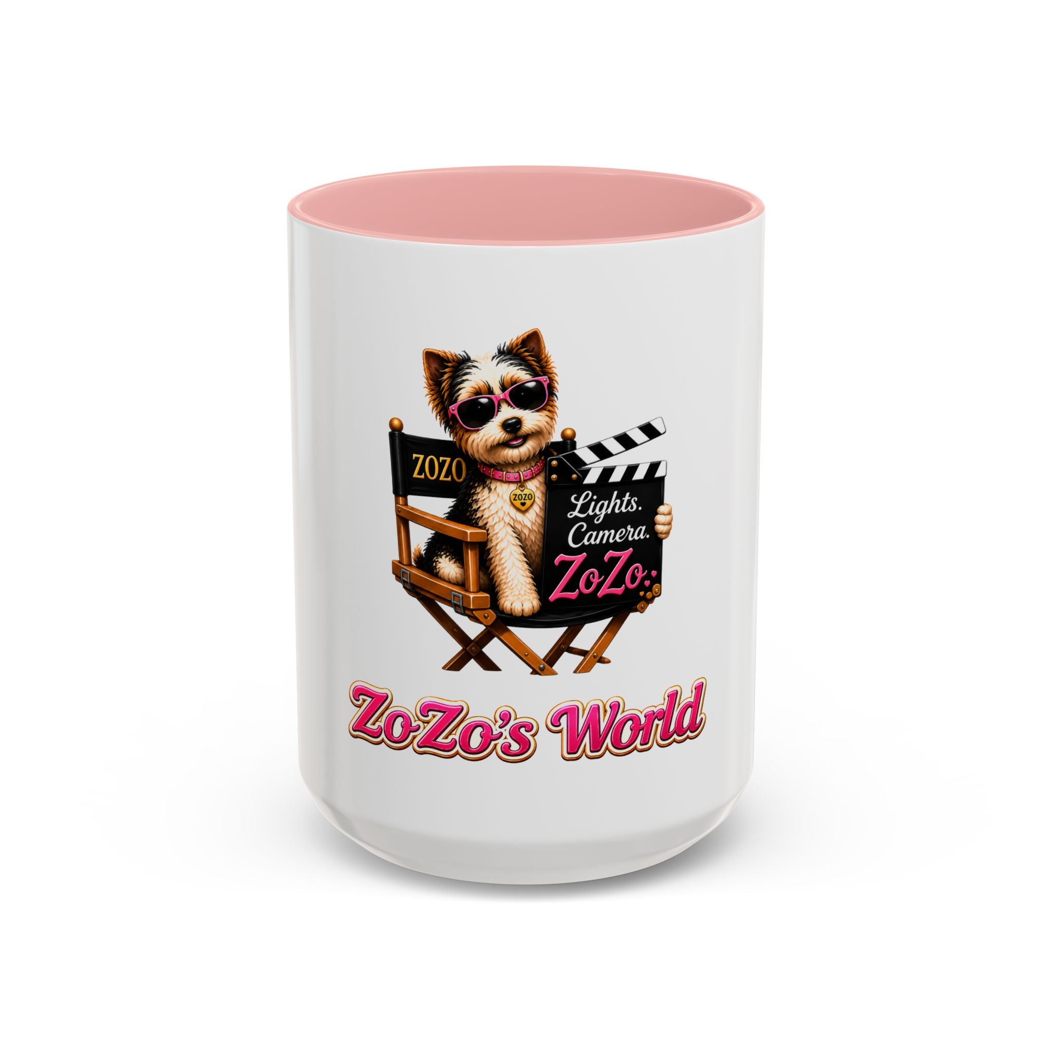 ZoZo’s World “Lights. Camera. ZoZo.” Ceramic Mug