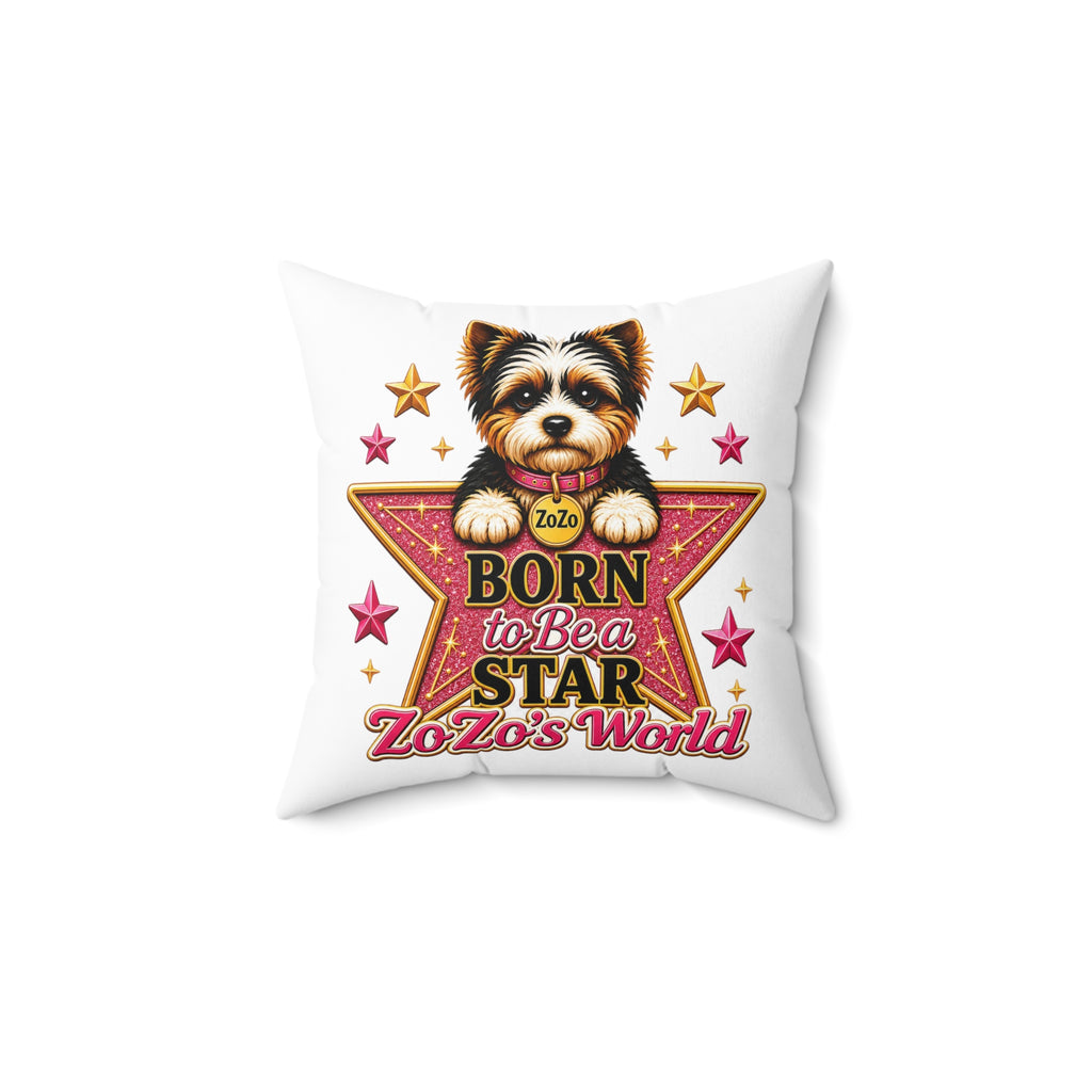 ZoZo’s World “Born to Be a Star” Throw Pillow