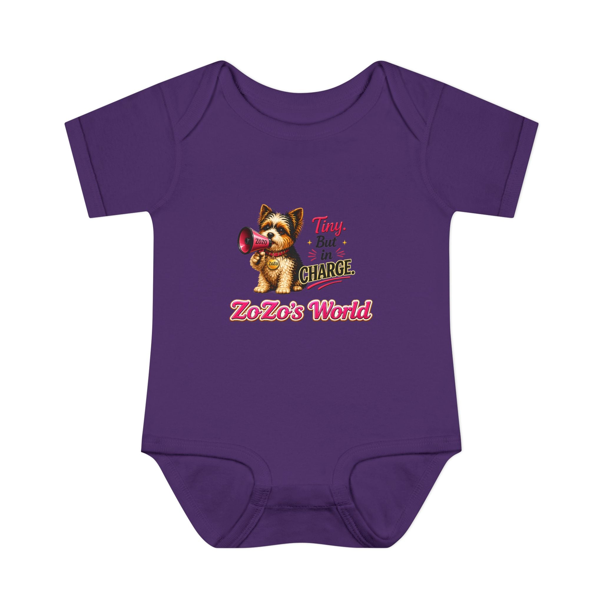 ZoZo’s World “Tiny But in Charge” Baby Bodysuit