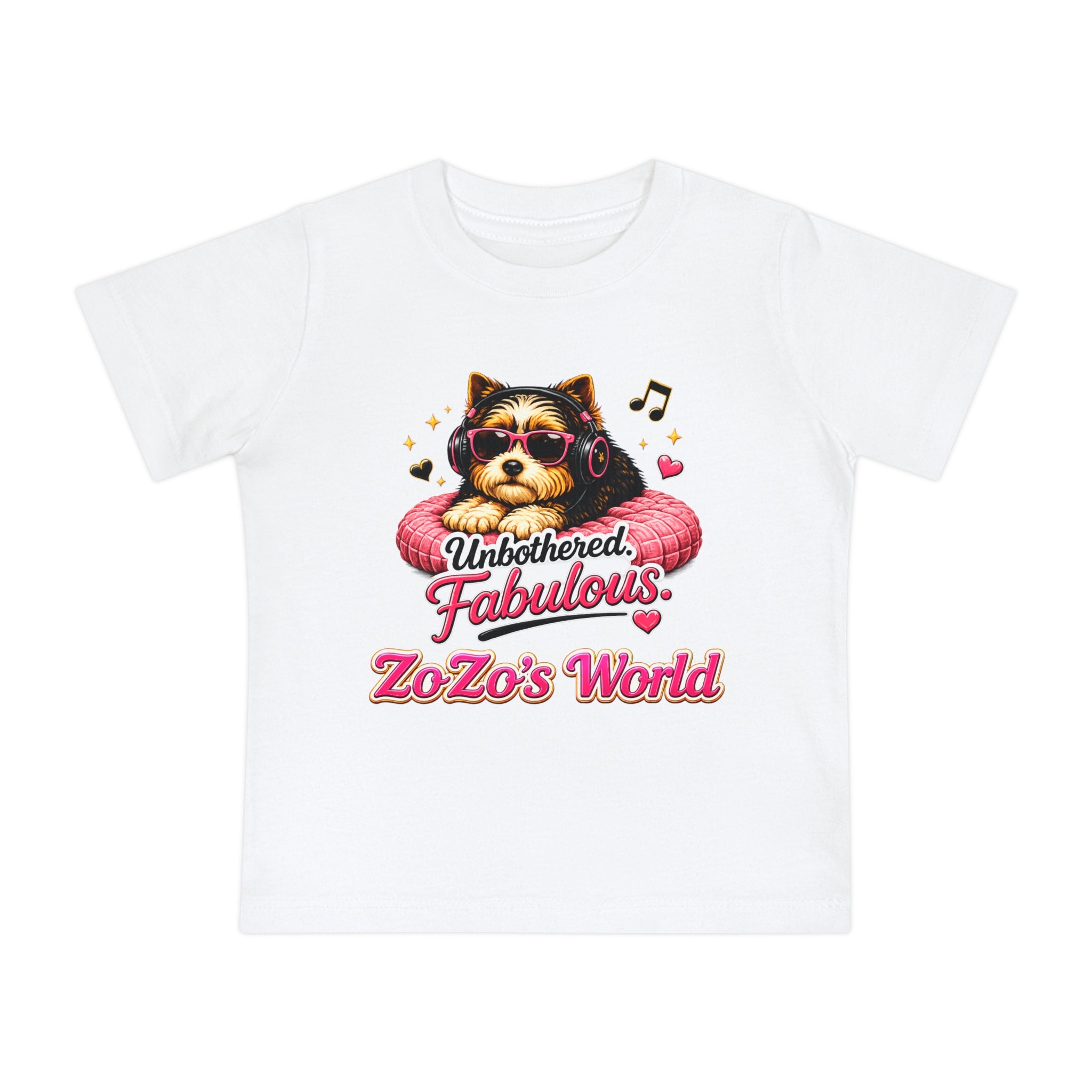 ZoZo’s World “Unbothered. Fabulous.” Baby Tee