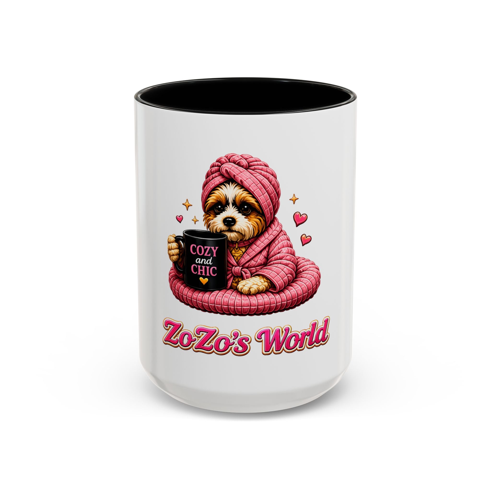 ZoZo’s World “Cozy & Chic” Ceramic Mug