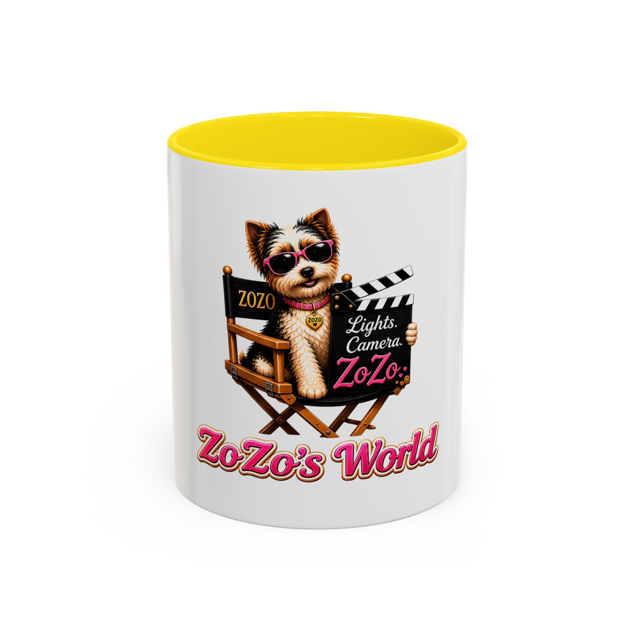 ZoZo’s World “Lights. Camera. ZoZo.” Ceramic Mug