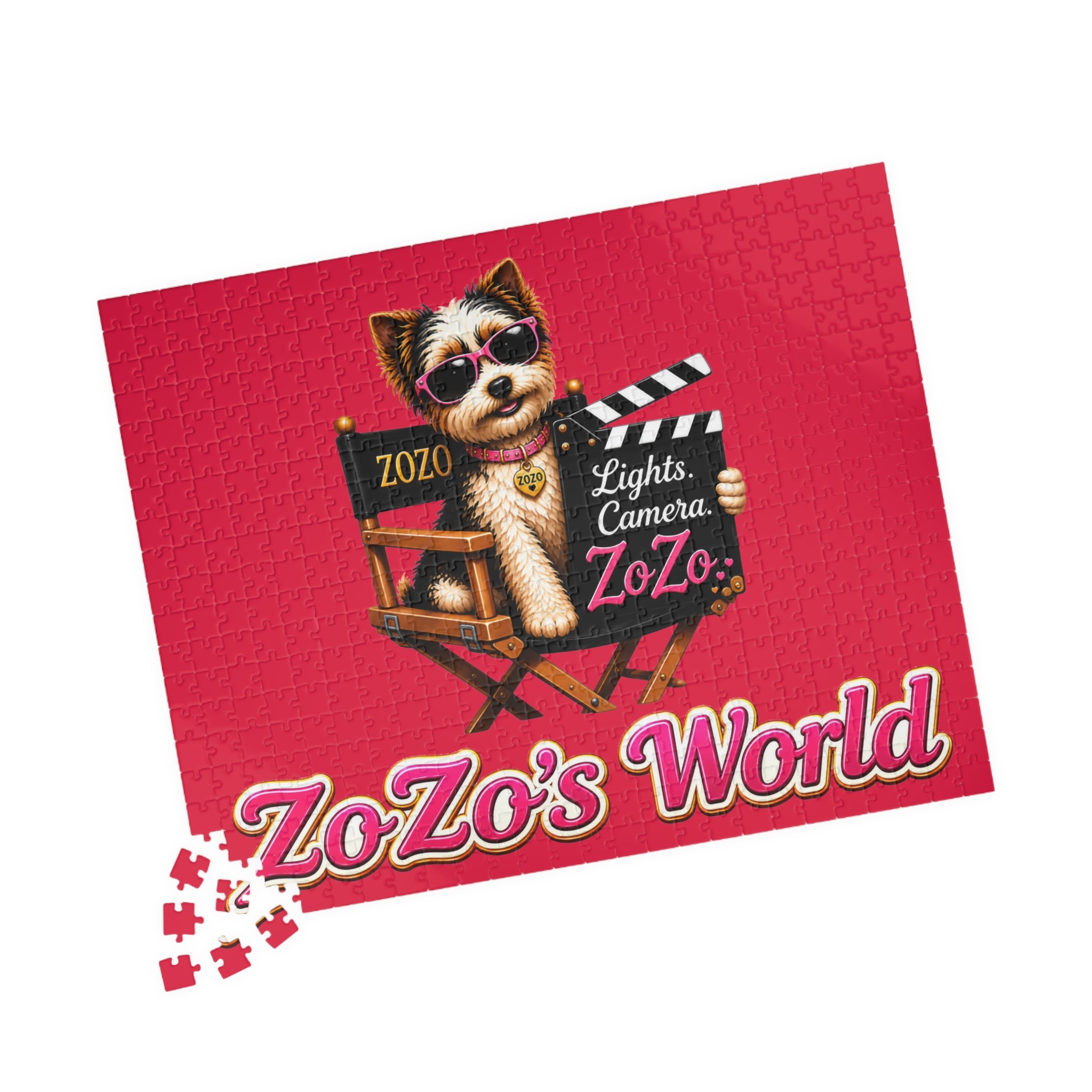 ZoZo’s World “Lights. Camera. ZoZo.” Puzzle (Pink)