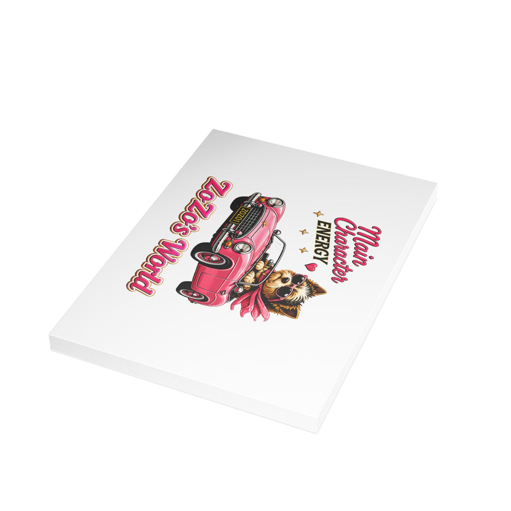 ZoZo’s World “Main Character Energy” Postcards (envelopes included)