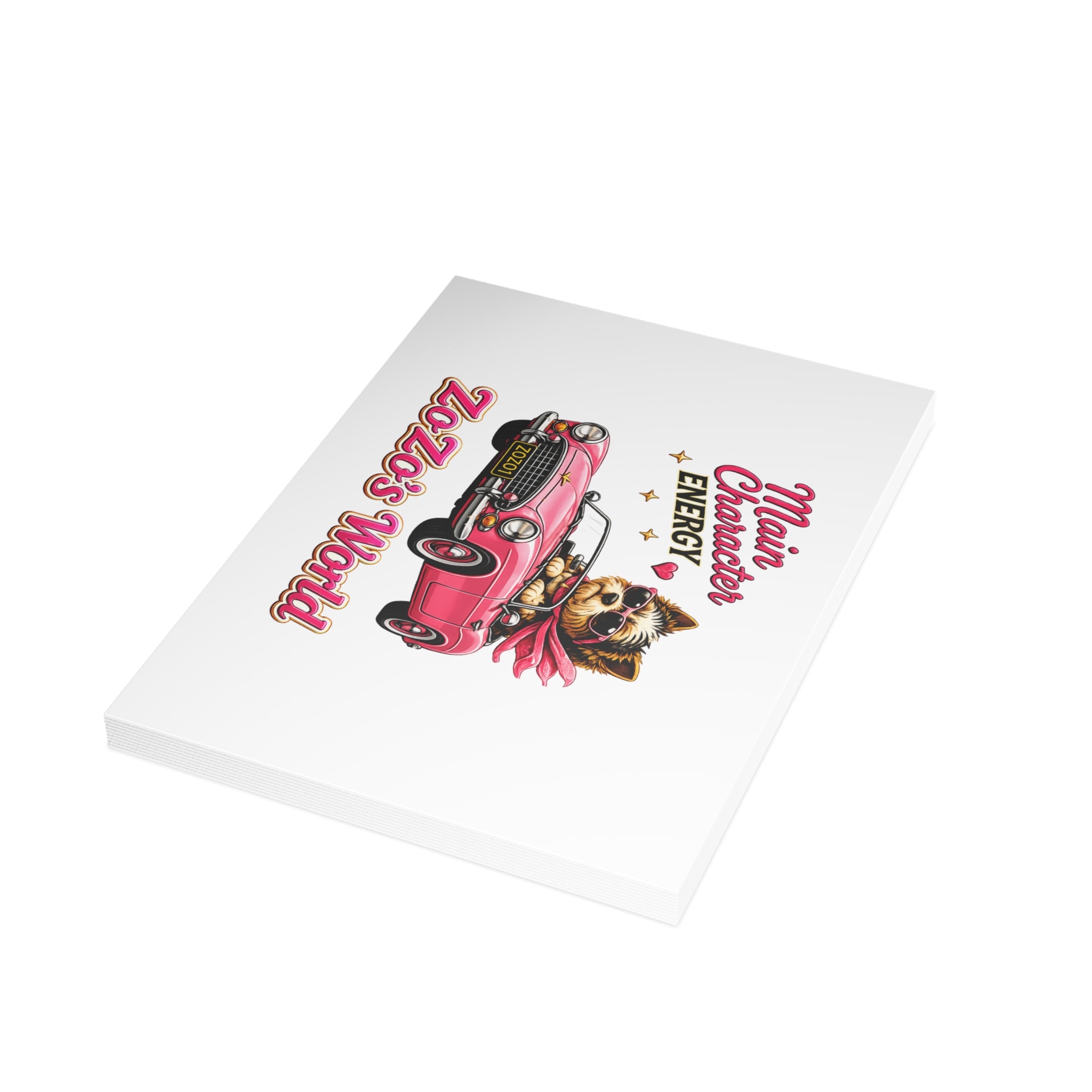 ZoZo’s World “Main Character Energy” Postcards (envelopes included)