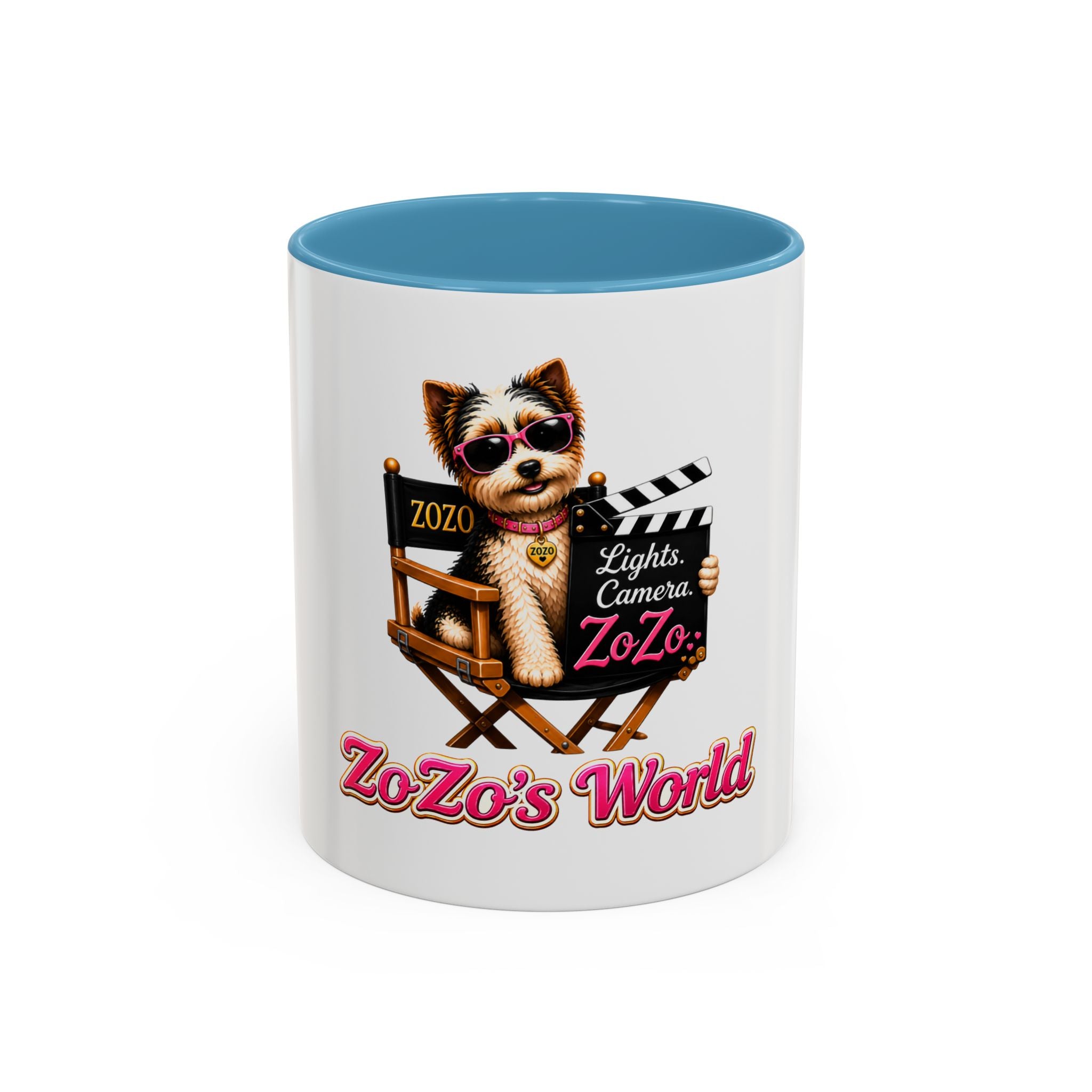ZoZo’s World “Lights. Camera. ZoZo.” Ceramic Mug