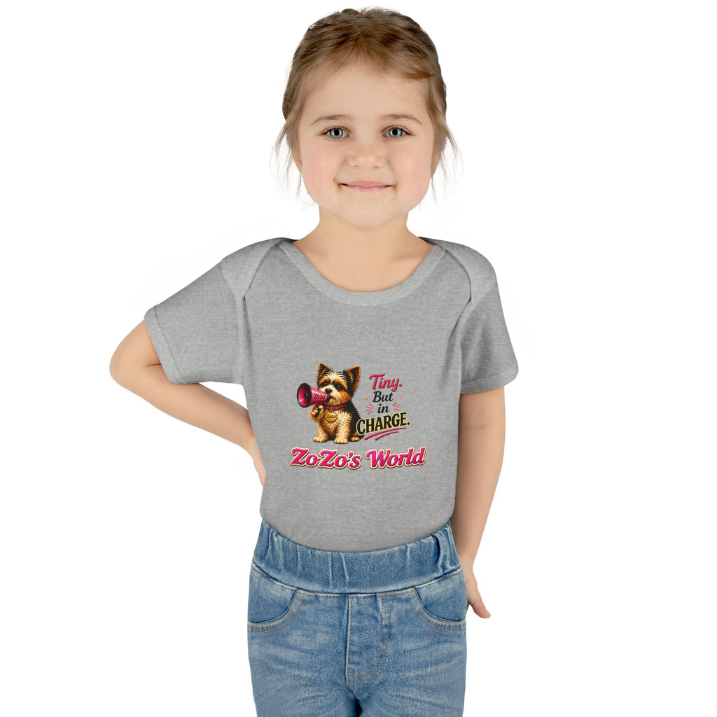 ZoZo’s World “Tiny But in Charge” Baby Bodysuit