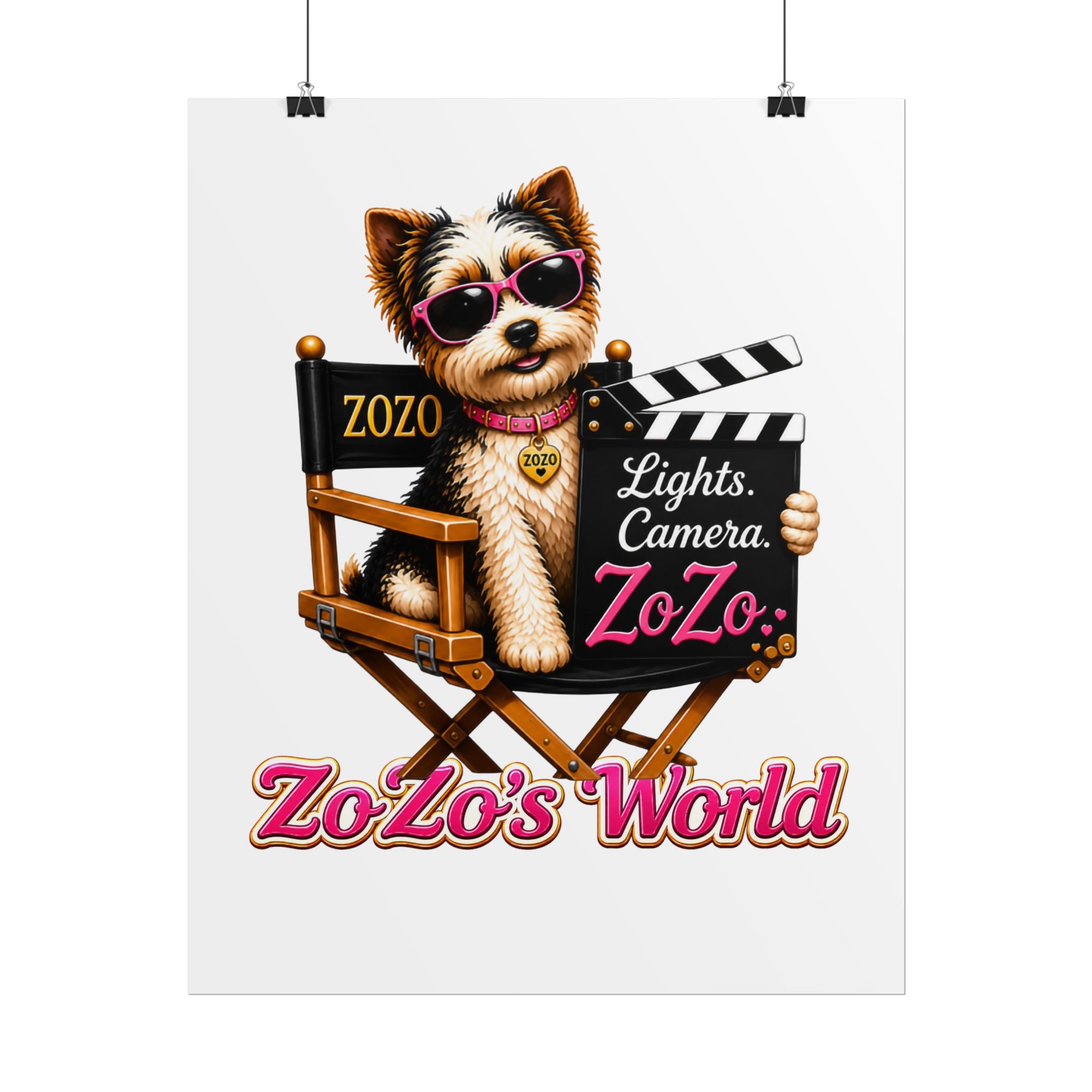 ZoZo’s World “Lights. Camera. ZoZo.” Poster