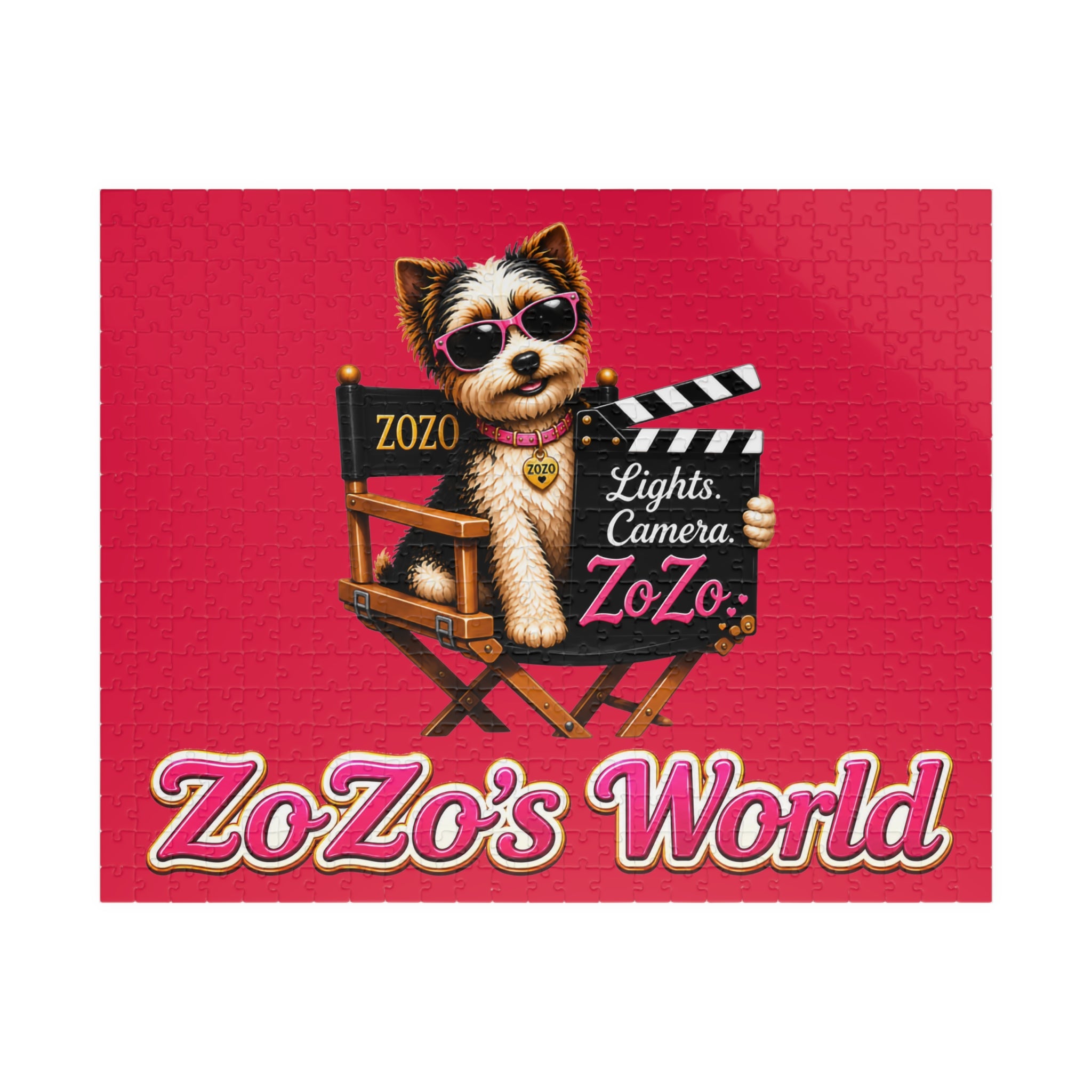 ZoZo’s World “Lights. Camera. ZoZo.” Puzzle (Pink)