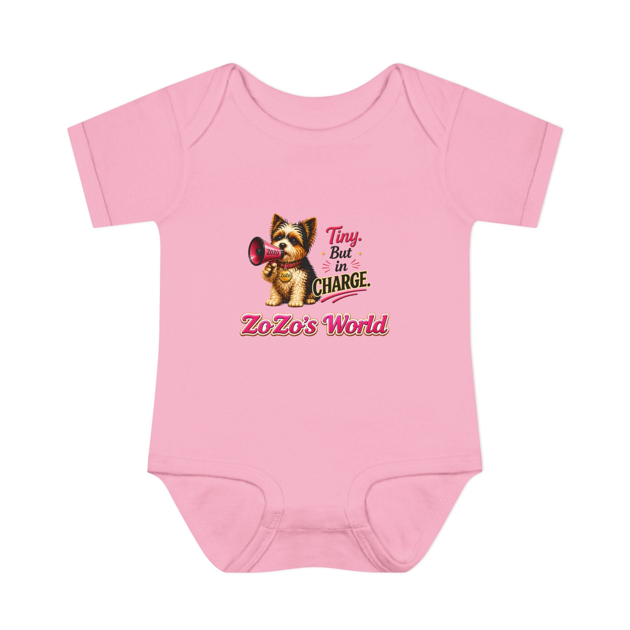 ZoZo’s World “Tiny But in Charge” Baby Bodysuit