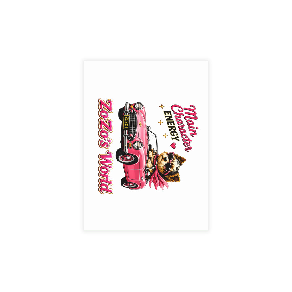 ZoZo’s World “Main Character Energy” Postcards (envelopes included)
