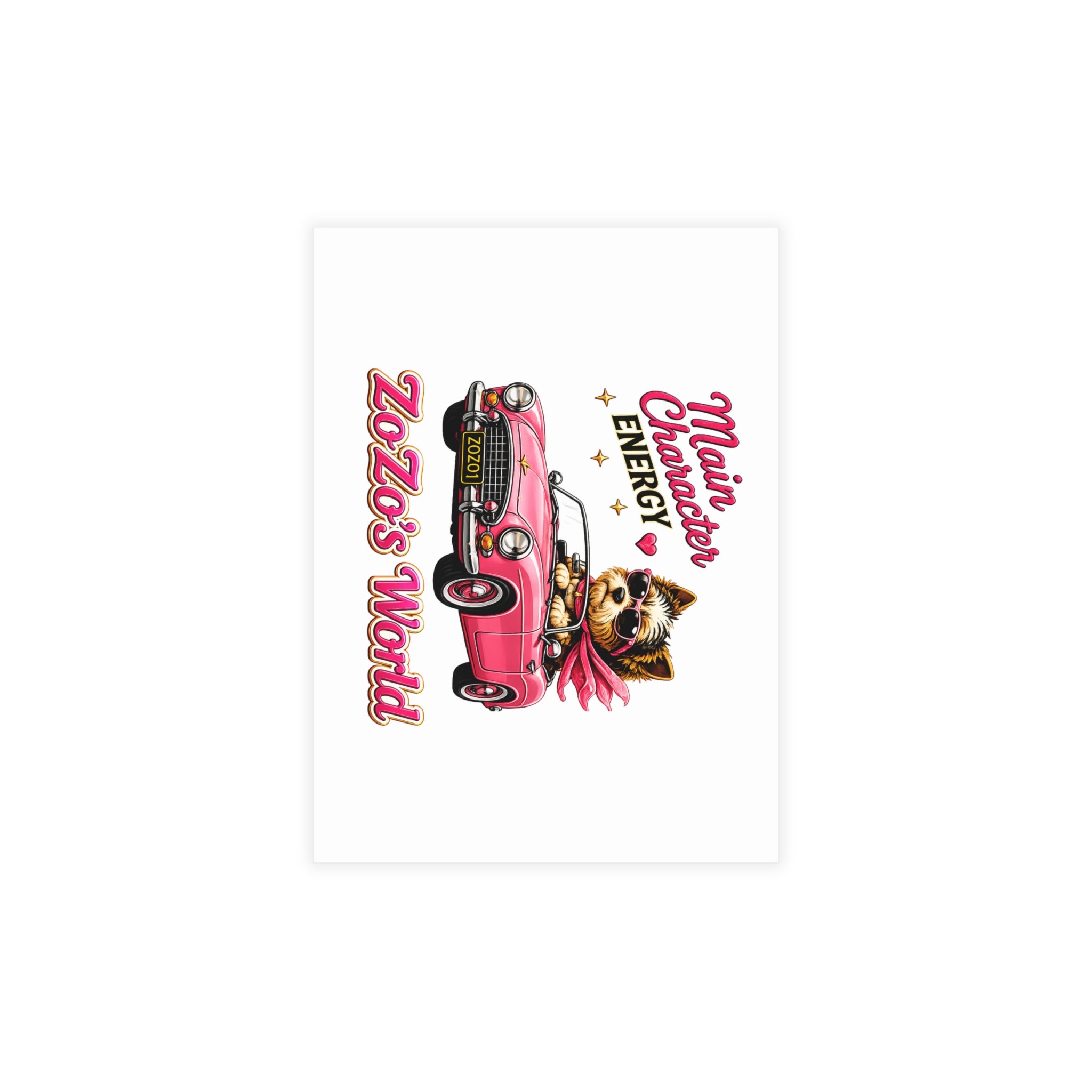 ZoZo’s World “Main Character Energy” Postcards (envelopes included)