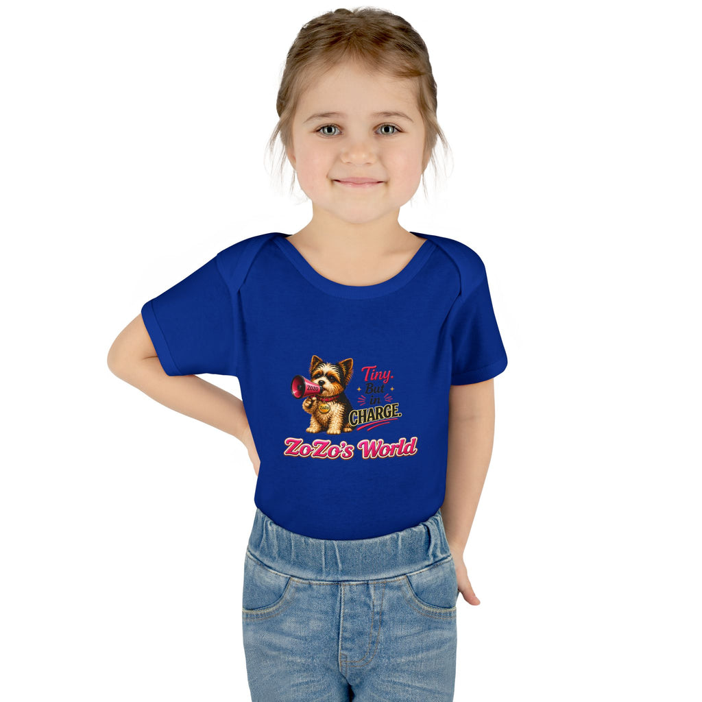 ZoZo’s World “Tiny But in Charge” Baby Bodysuit