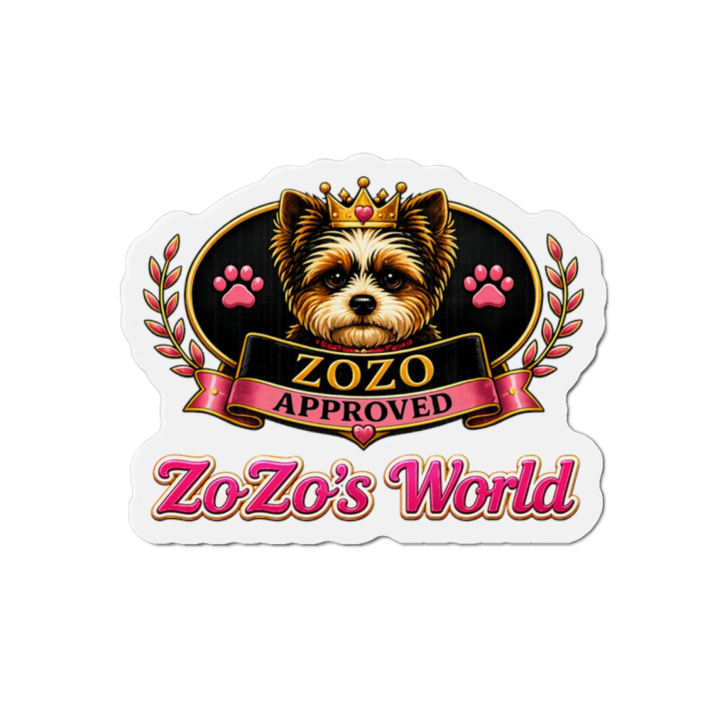 ZoZo’s World “ZoZo Approved” Die-Cut Magnet