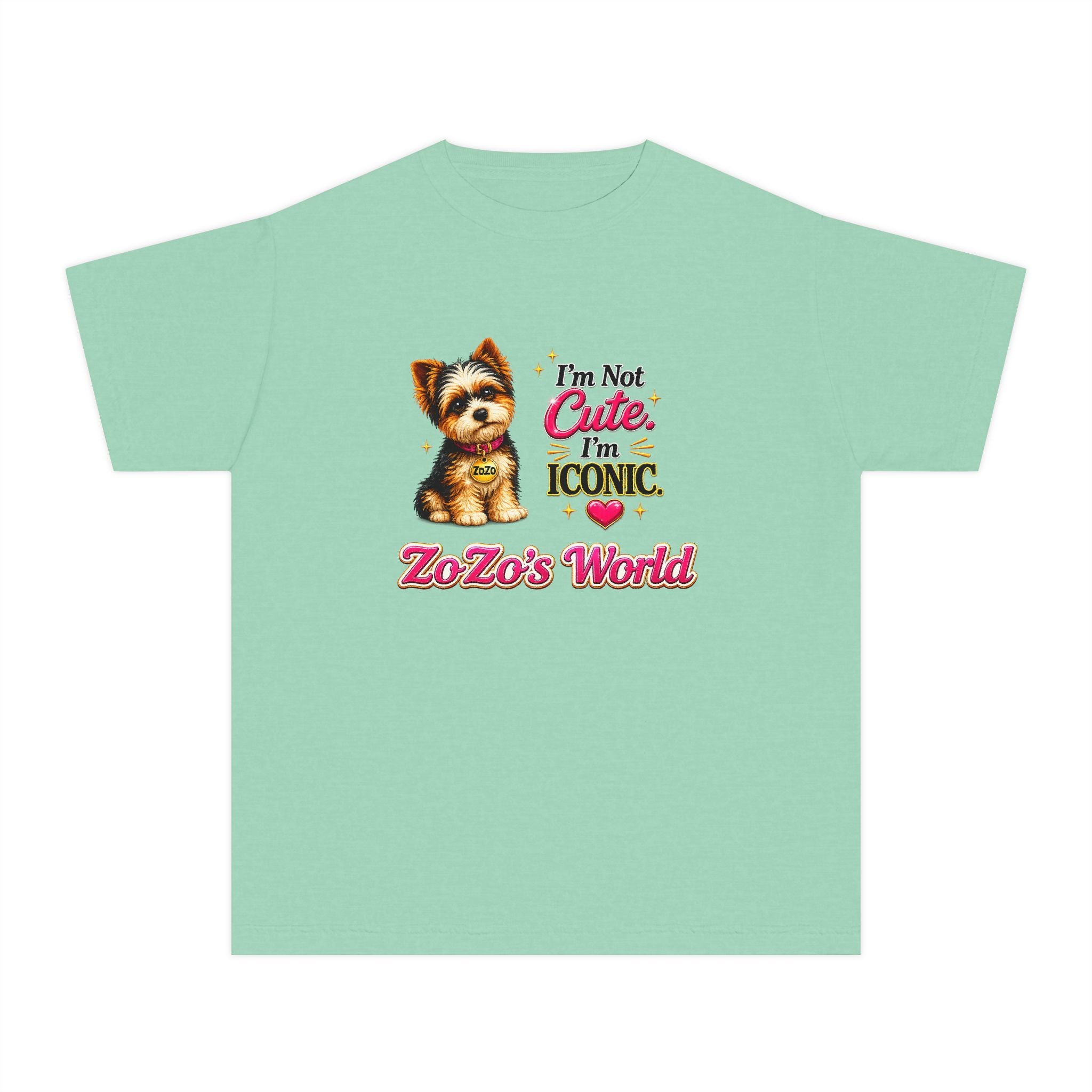ZoZo’s World “I’m Not Cute. I’m Iconic.” T-Shirt