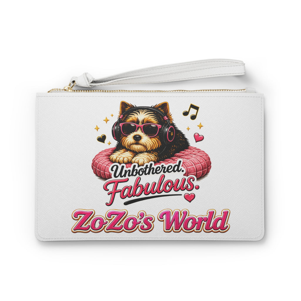 ZoZo’s World “Unbothered. Fabulous.” Clutch