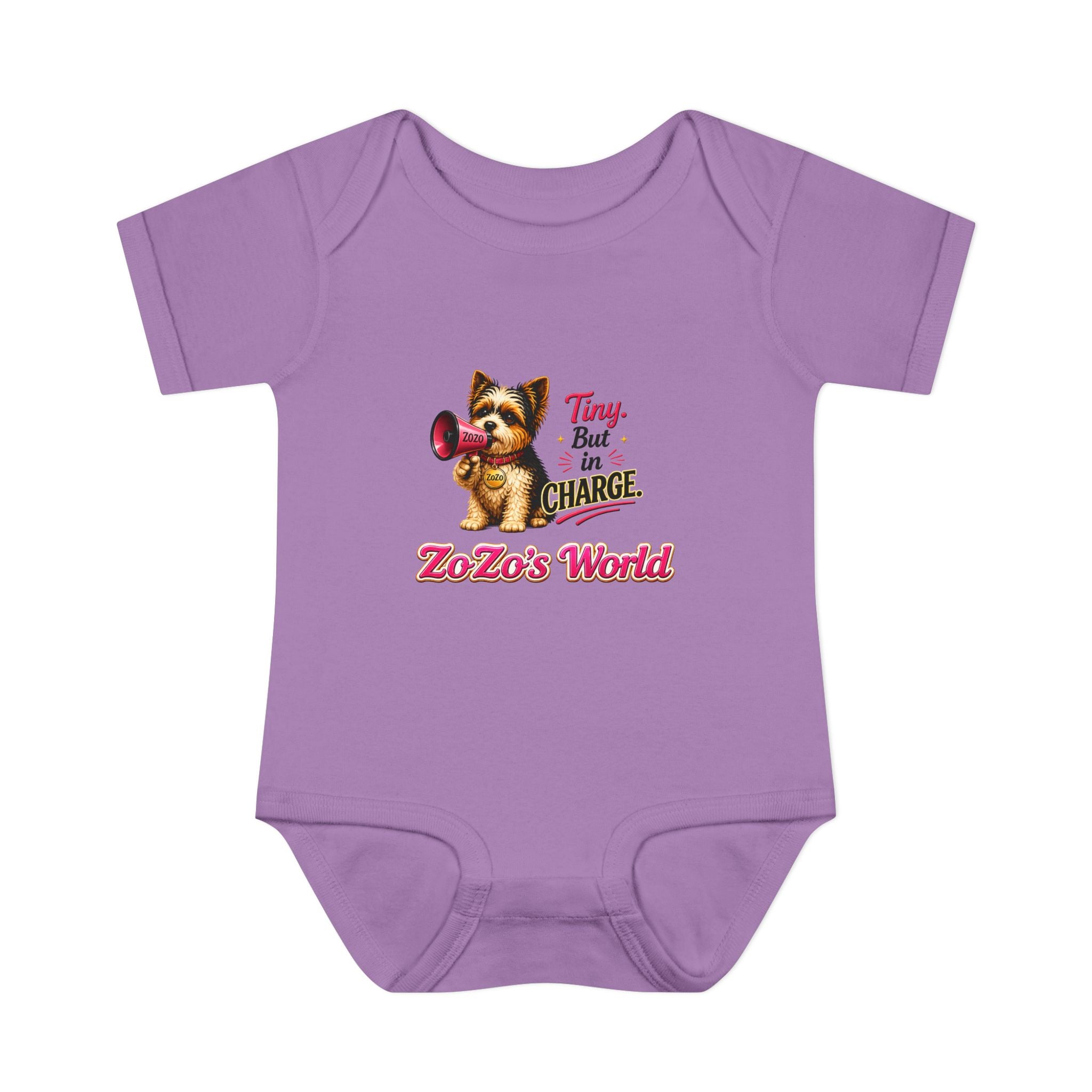 ZoZo’s World “Tiny But in Charge” Baby Bodysuit