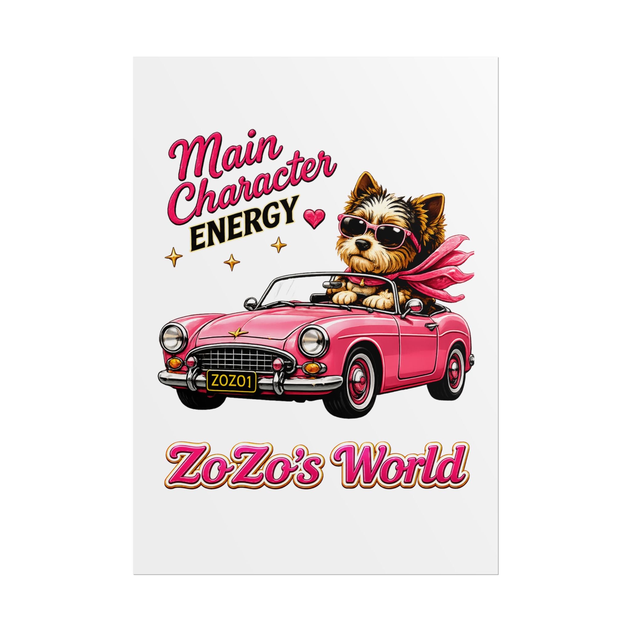 ZoZo’s World “Main Character Energy” Poster