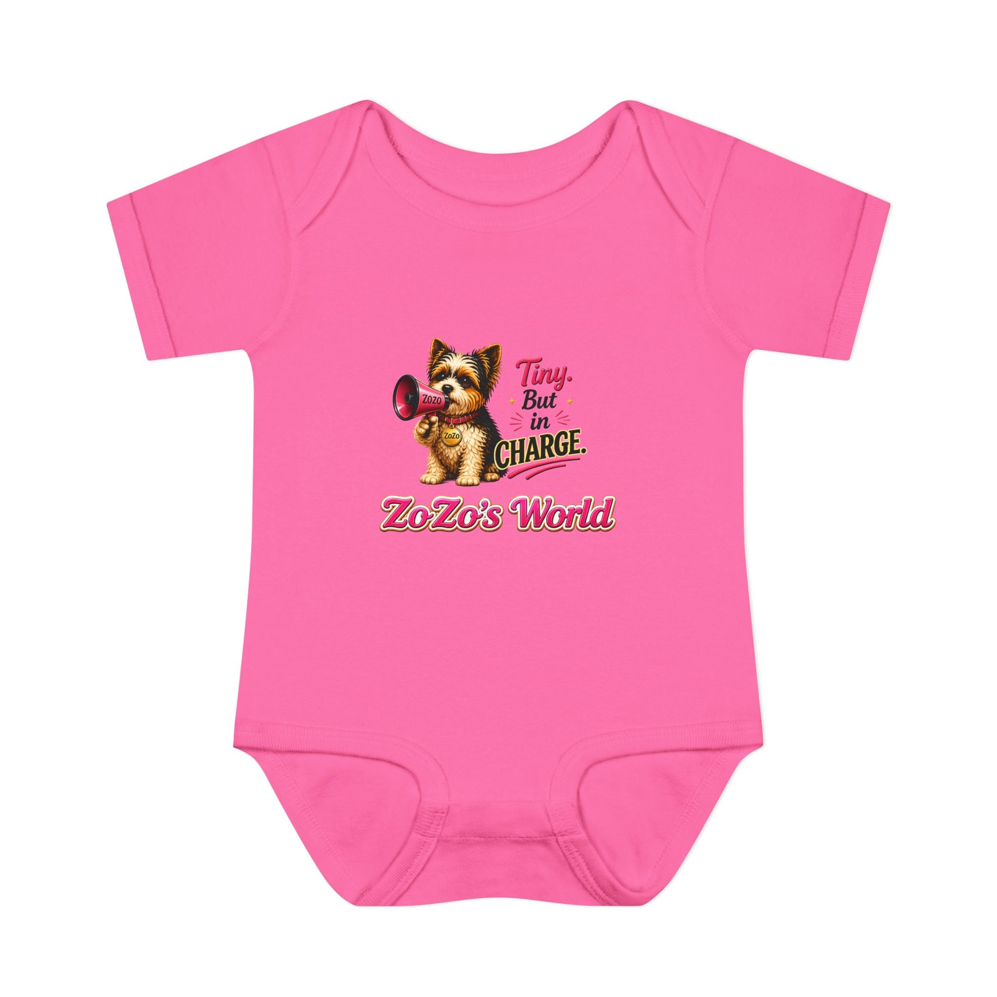 ZoZo’s World “Tiny But in Charge” Baby Bodysuit