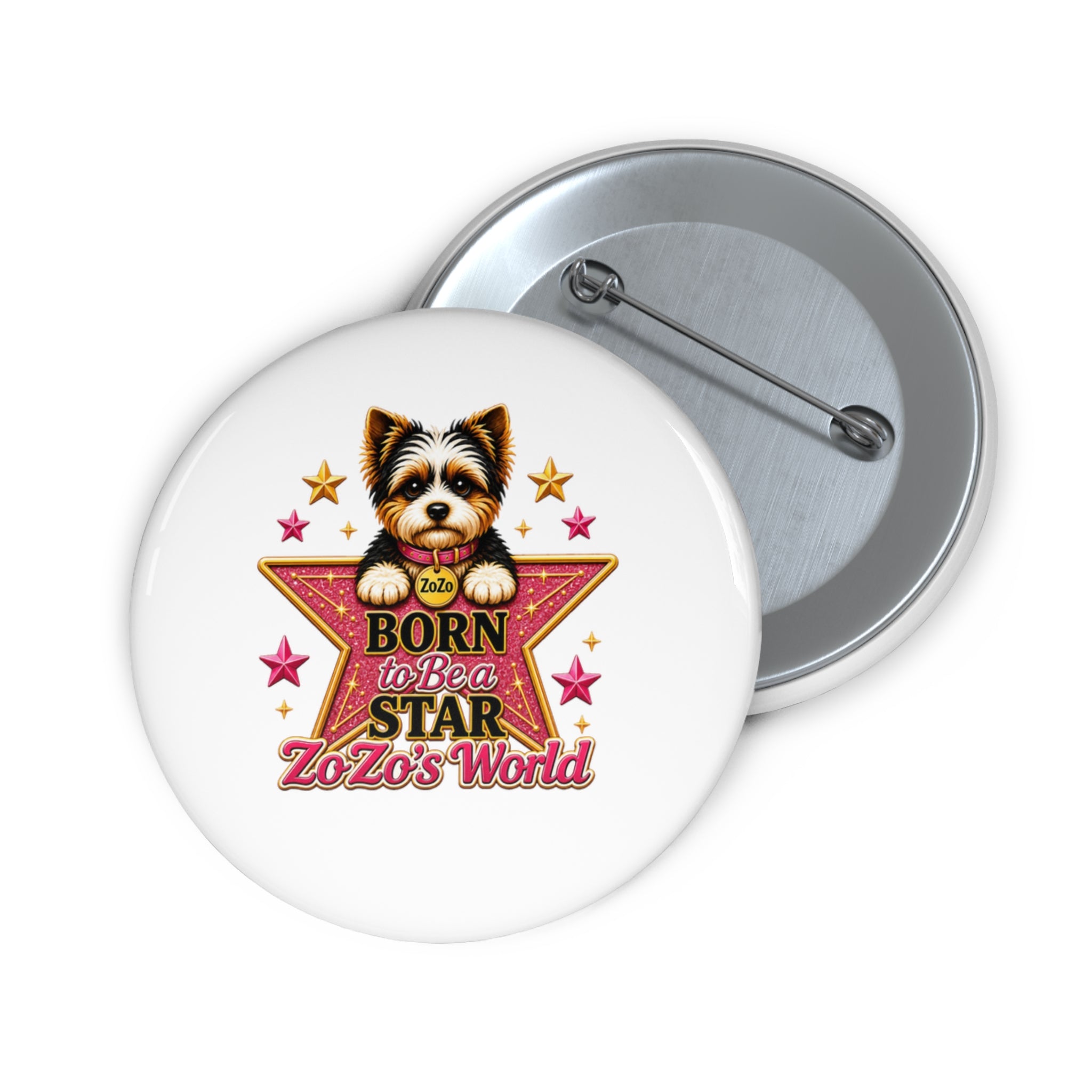 ZoZo’s World “Born to Be a Star” Pin Button